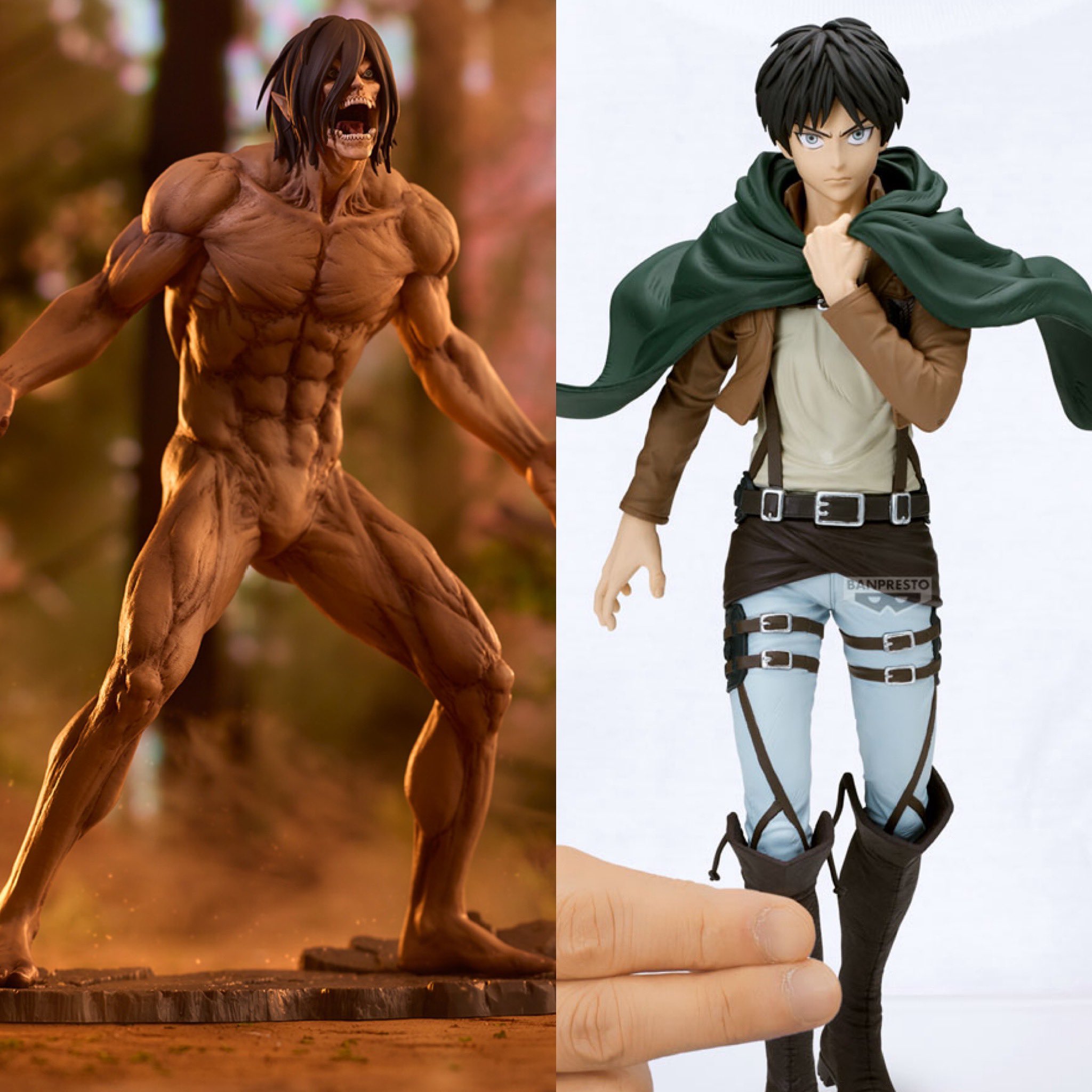 一番くじ 進撃の巨人 壁の外の世界 ラストワン賞 エレン （巨人） 一番