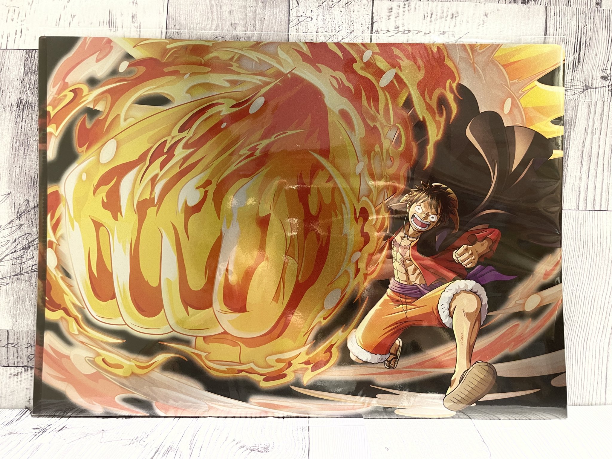 ワンピース クリアファイル B5サイズアニメ版 ルフィ・ゾロ・サンジ