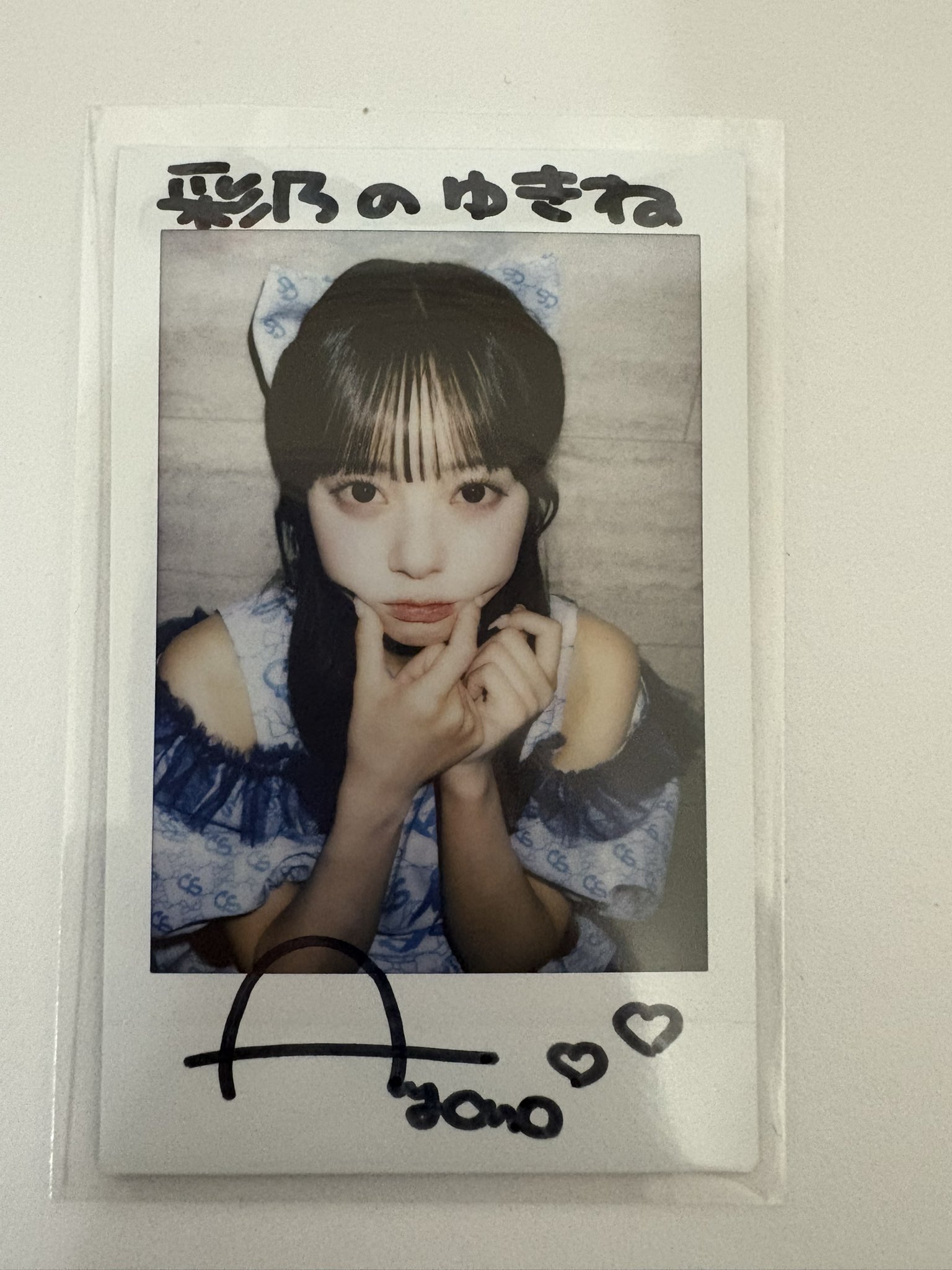 PURPLE KISS YUKI ユキ 直筆サイン入りポラロイド