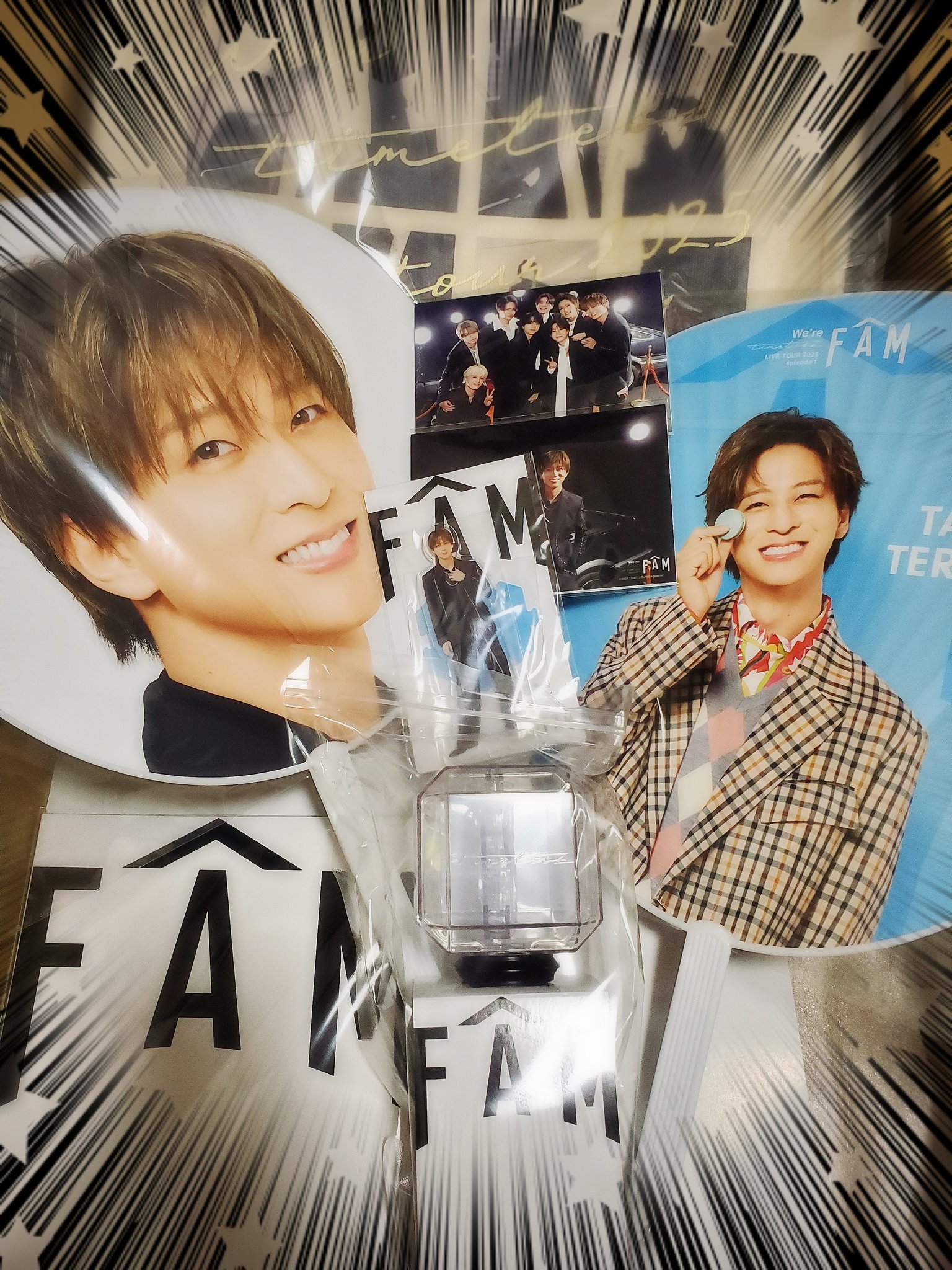 timelesz LIVE TOUR 2025〜FAM〜ペンライト 2個セット timelesz LIVE