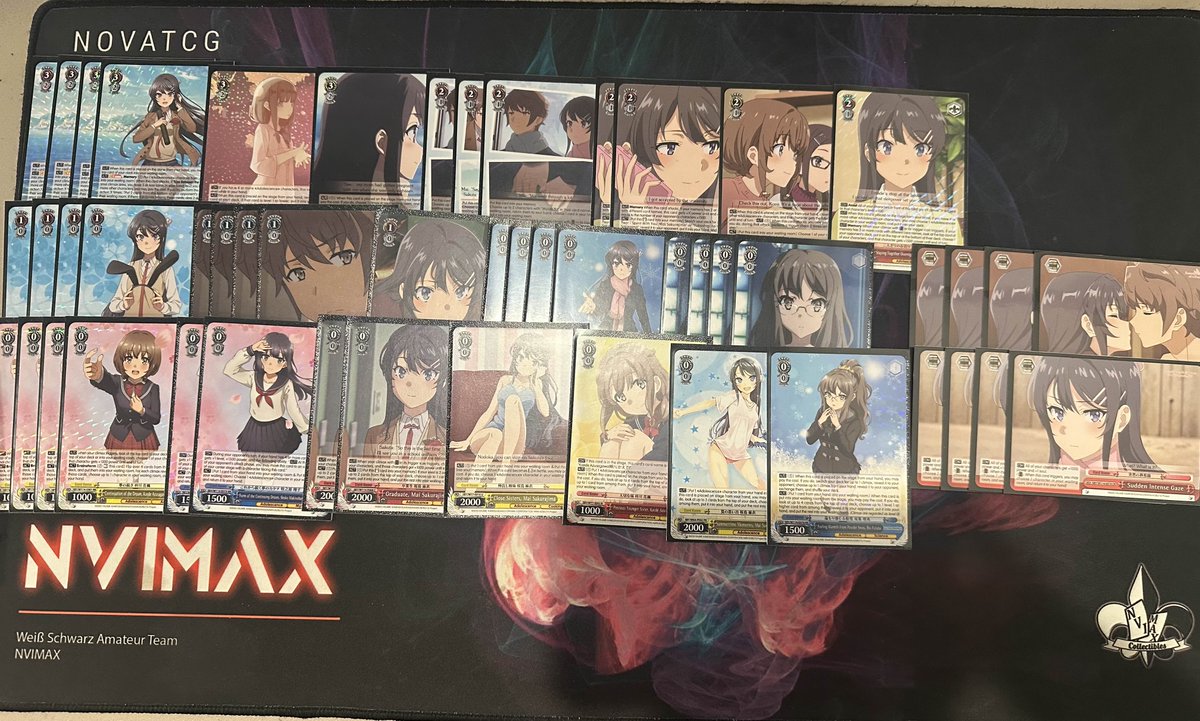 WS】青ブタ優勝デッキレシピ(Shizukatz)【ヴァイスシュヴァルツ