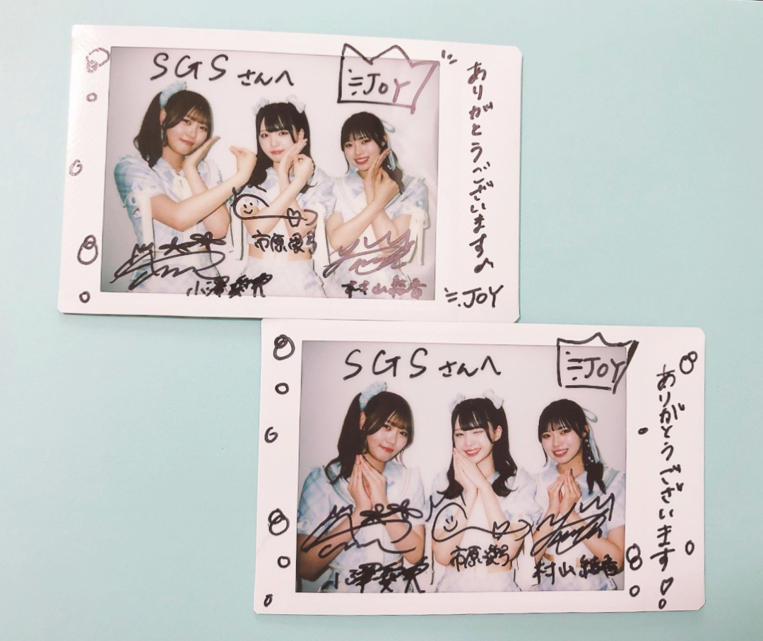 市原愛弓 チェキ ≒JOY ニアジョイ ニアジョイ 市原愛弓 チェキ 直筆