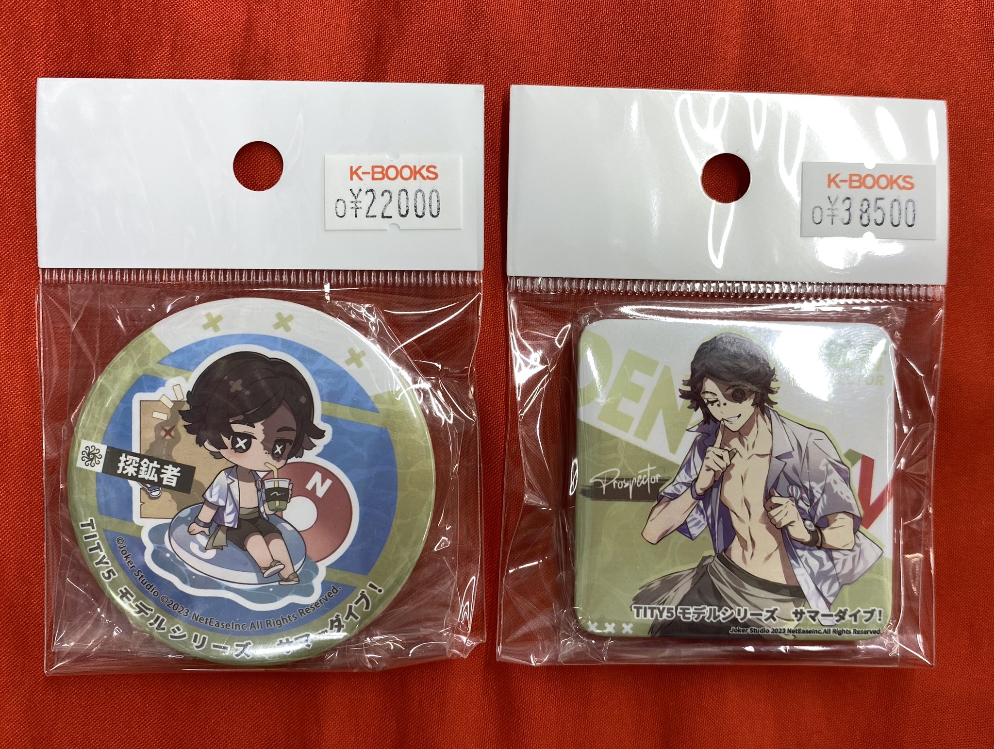 第五人格 探鉱者 ノートン 缶バッジ コミケ サマーダイブ 第五人格 第五