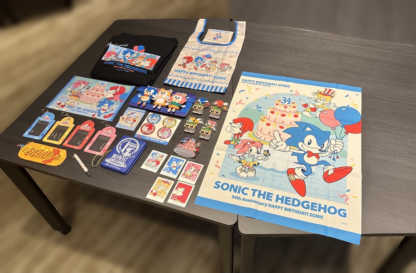 ソニック・ザ・ヘッジホッグ 日本限定 メタルポスター ポップアップ