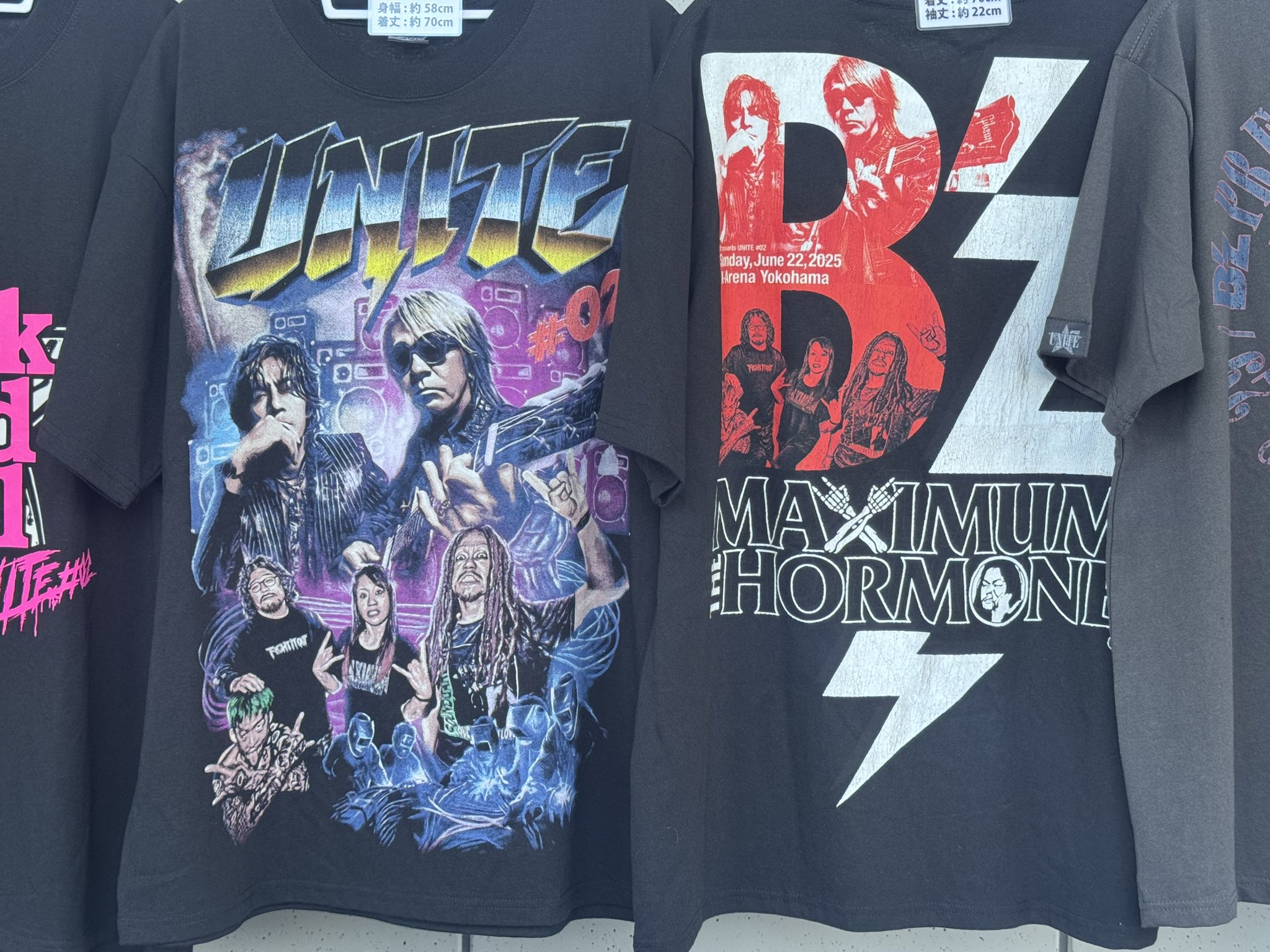 新品 B'z UNITE #02 マキシマムザホルモン コラボTシャツ 2XL Bz