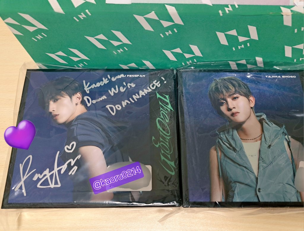 許豊凡 チェキ 直筆サイン INI 1st ファンミーティング デビュー 許豊