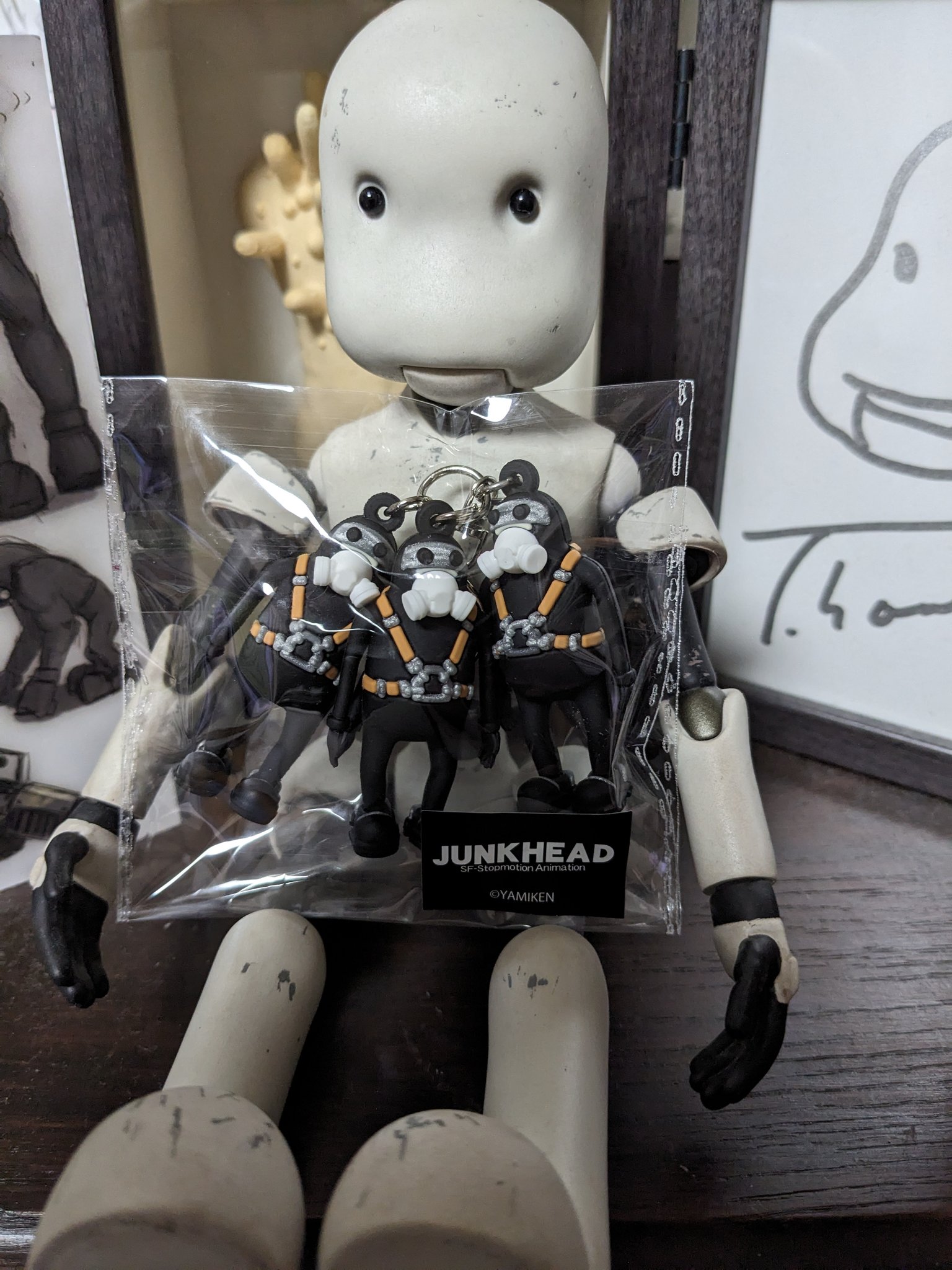サイン付 JUNK HEAD フィギュア17体セット ヒグチユウコ ボリス雑貨店