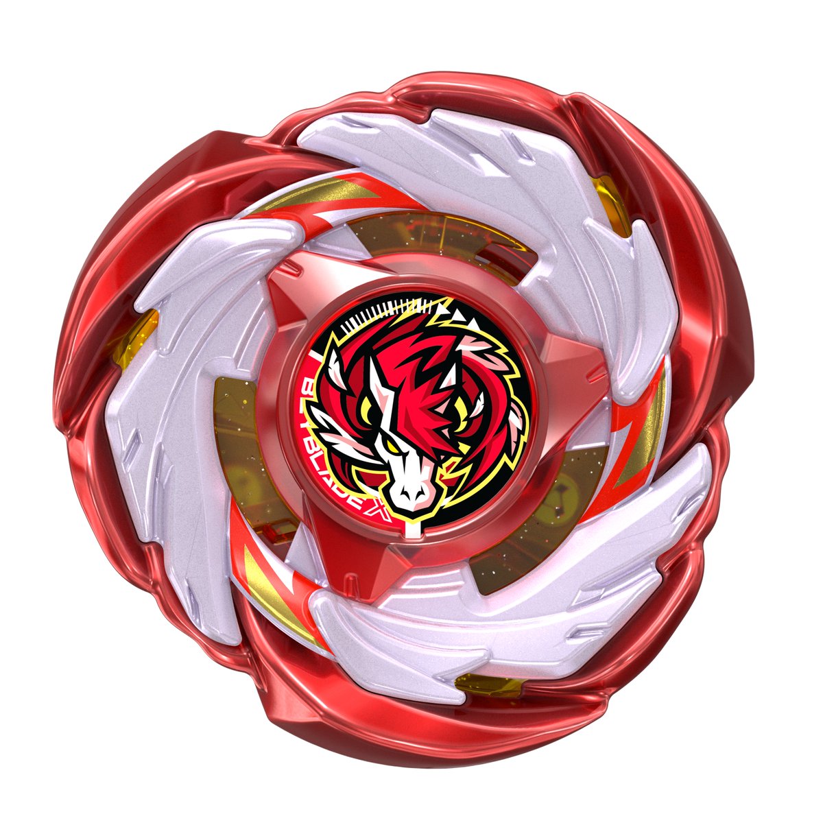 限定】ベイブレードX ペガサスブラスト atr メタルコートレッド 4個