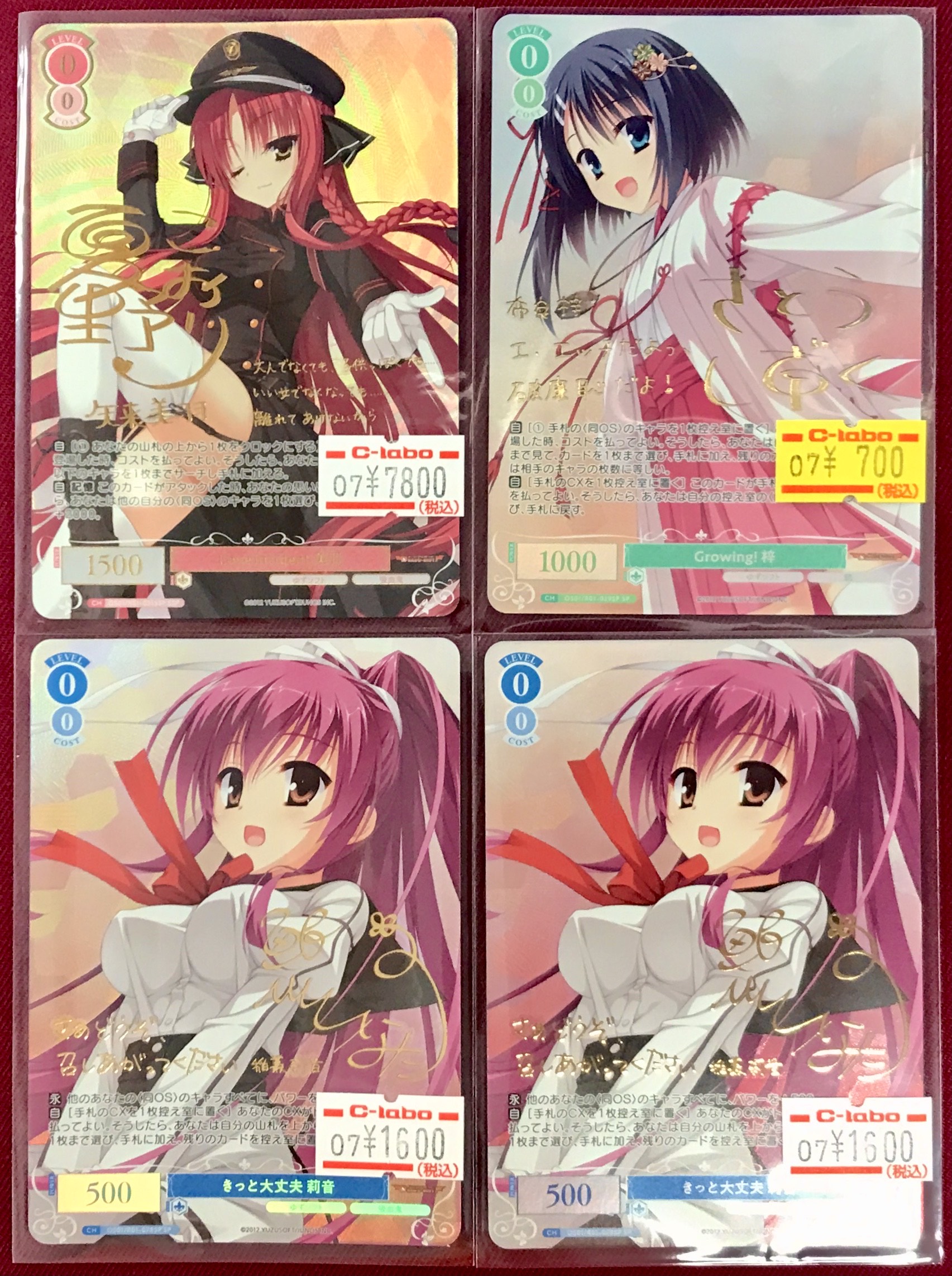 ヴァイスシュヴァルツロゼゆずソフト 魅惑の姿 美羽 TDSPサイン