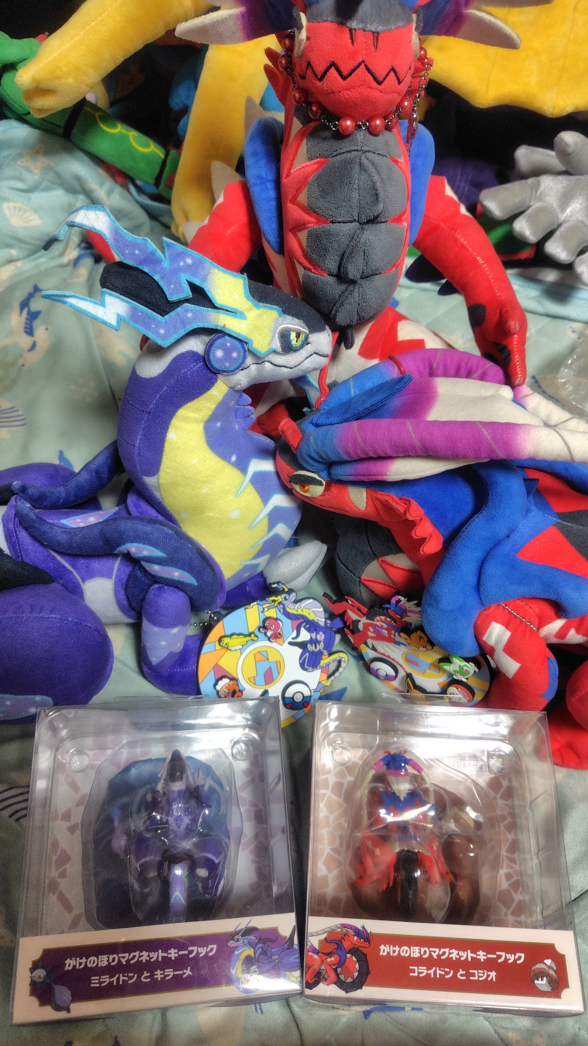 がけのぼりマグネットキーフック コライドンとコジオ ミライドンとキラーメ