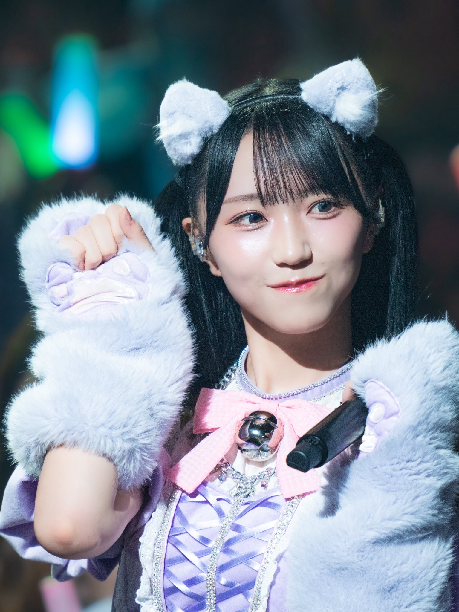 い*読様 野口衣織 直筆 生写真 チュウ とくべチュ、して 歌唱