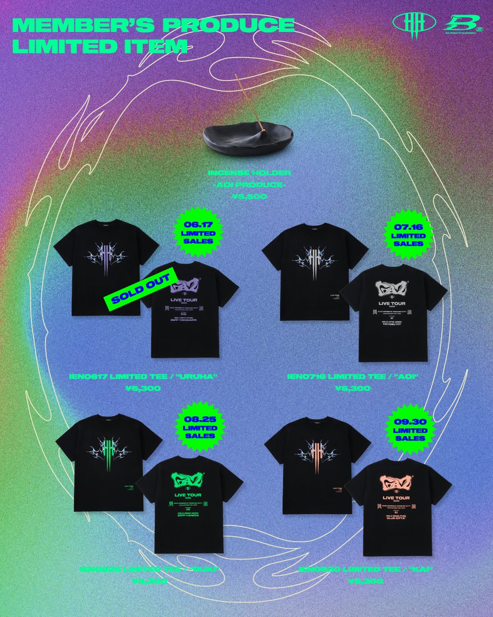 the GazettE RAD 22周年 AOI 葵 Tシャツ the GazettE RAD 22周年 AOI