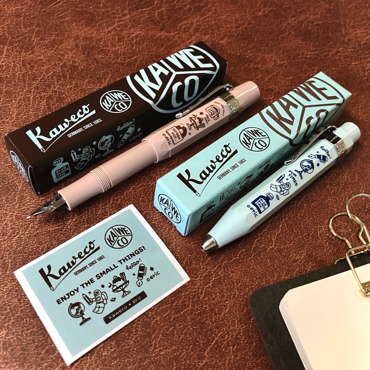 kaweco×eric 新商品のお知らせ》 ドイツの筆記具ブランドkawecoと