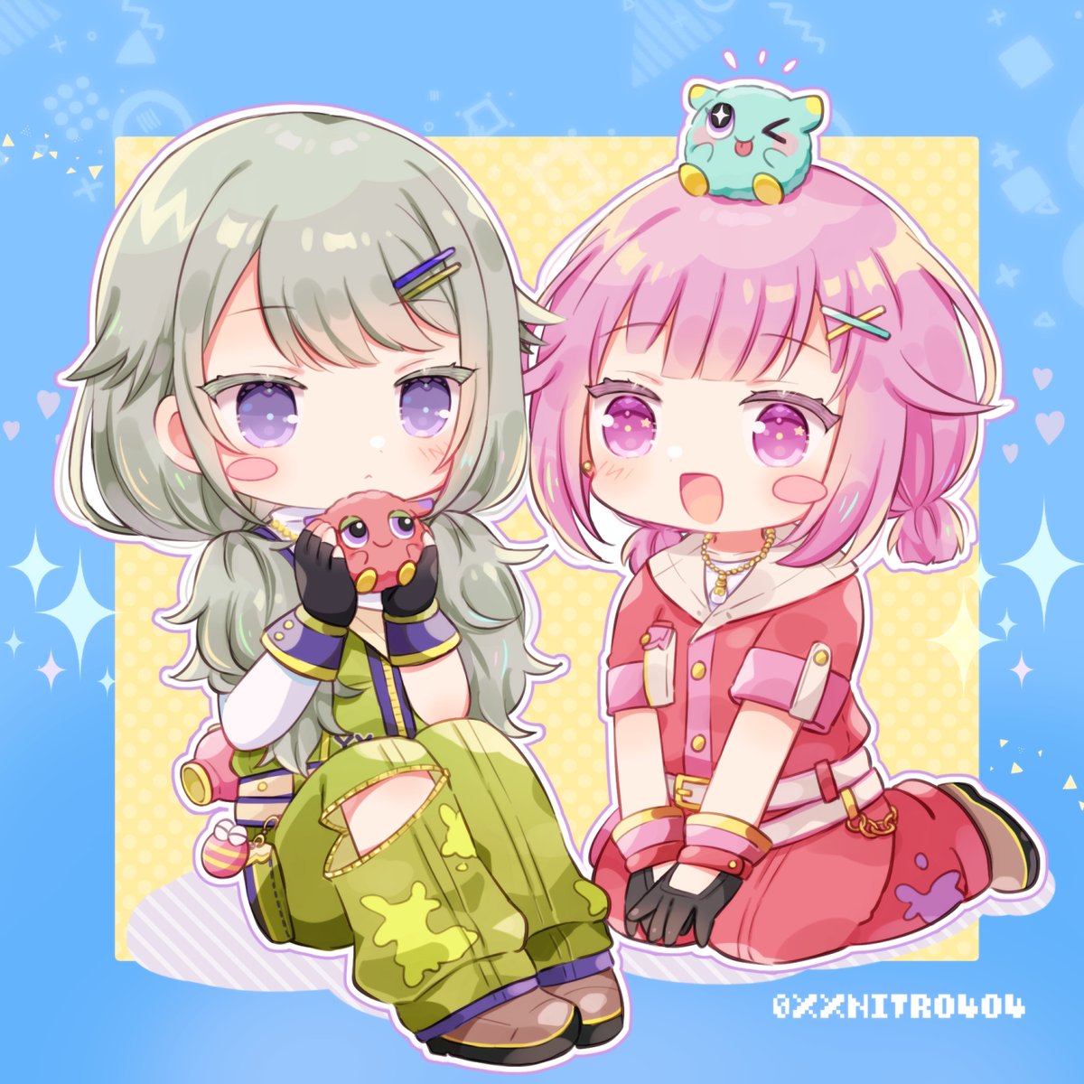 草薙寧々 ,鳳えむ 「」|にとろ⋈のイラスト