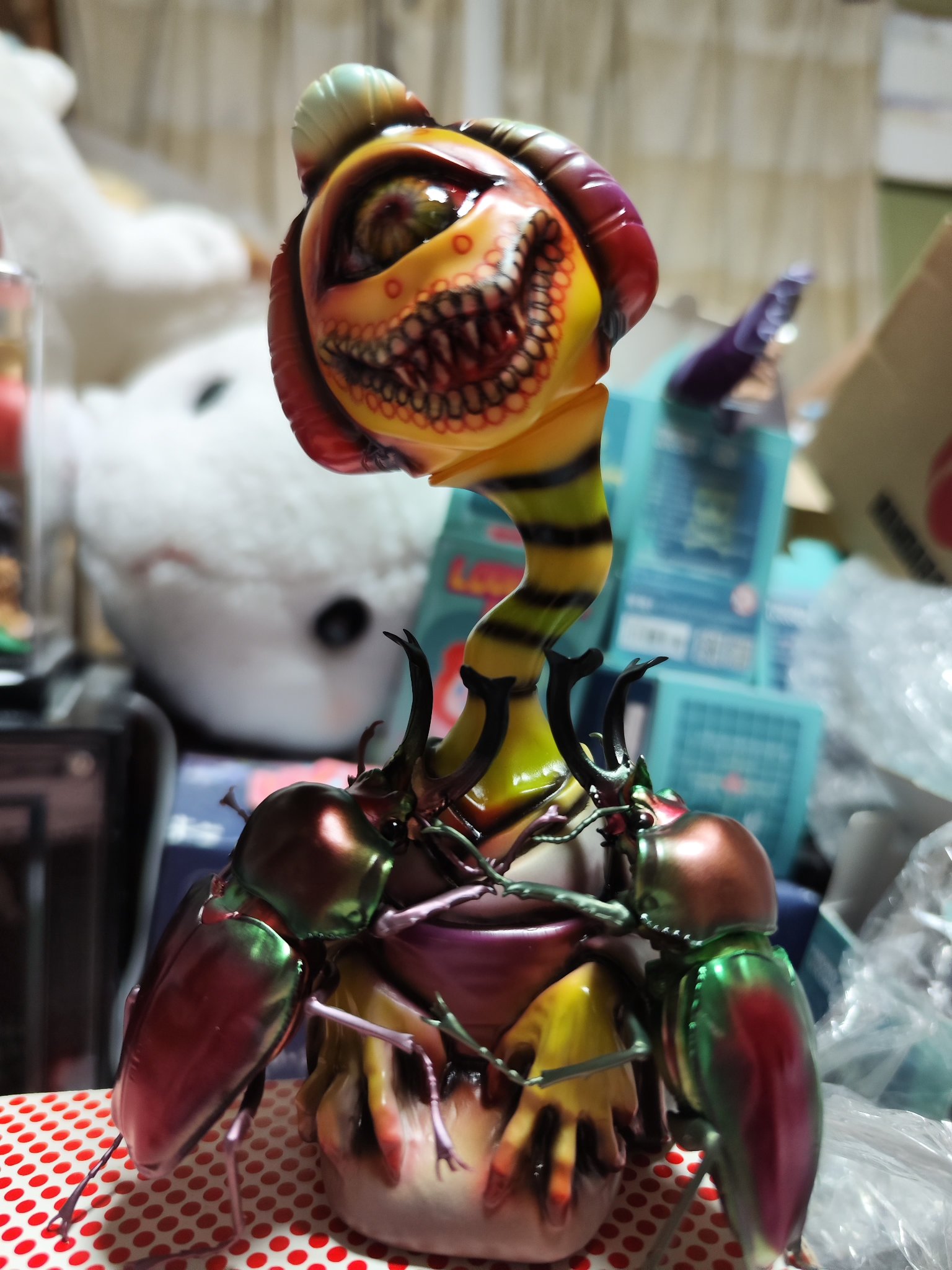 かっこわらい雑貨店 TAMA タマ かっこわらい シカフェス ソフビ かっこ