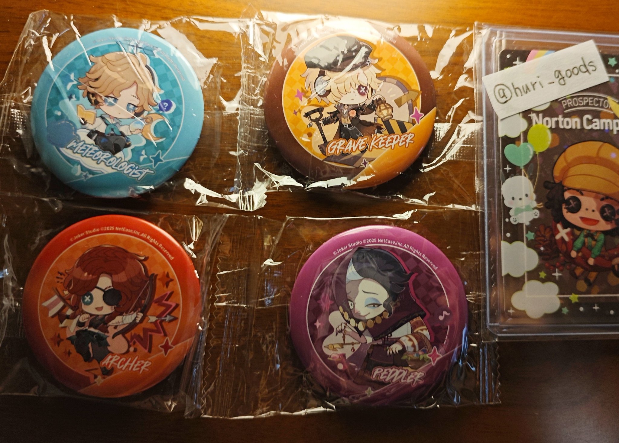 第五人格 IJL 人形師 缶バッジ 特典 第五人格 IJL 人形師 缶バッジ