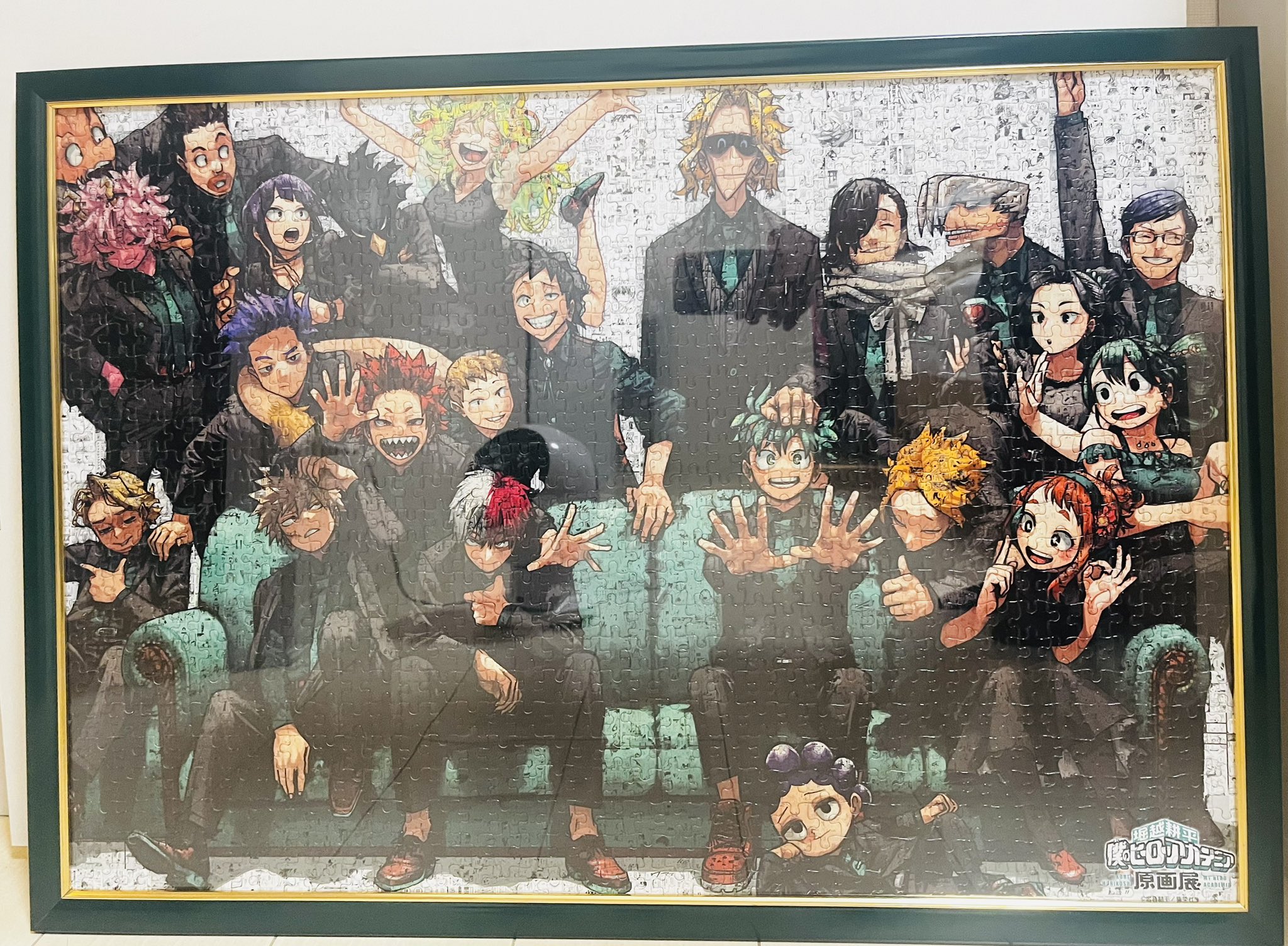 僕のヒーローアカデミア 原画展 モザイクアートジグソーパズル 1000