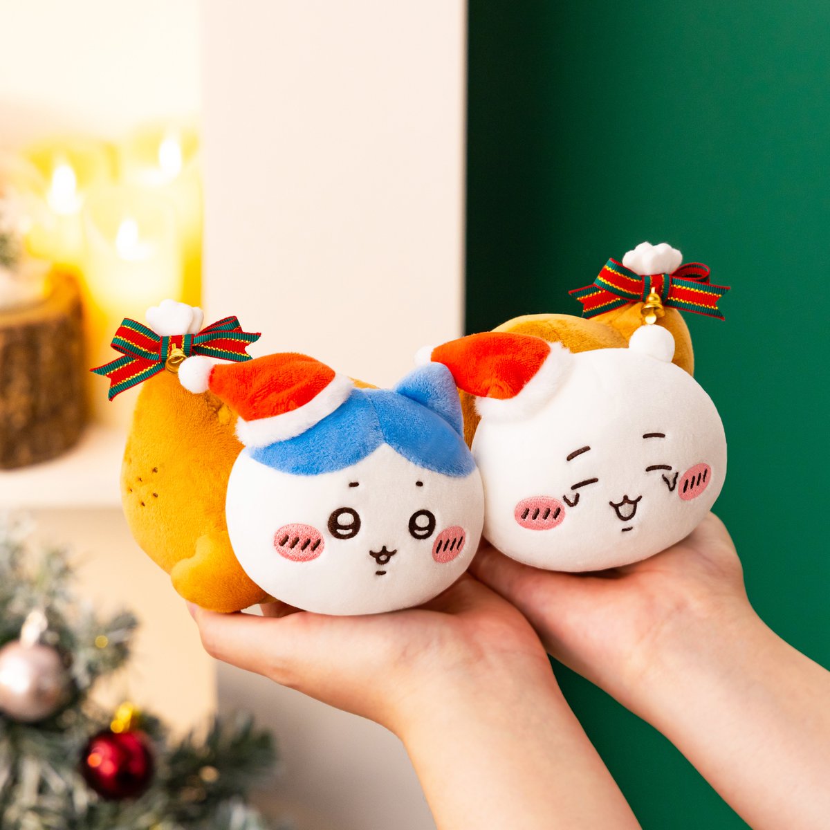 ちいかわ サンタ ぬいぐるみ うさぎ ハチワレ クリスマス 🌱新商品