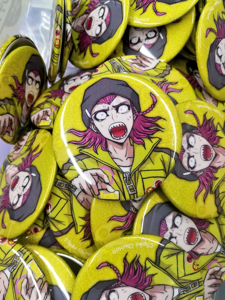 ダンガンロンパ くじ 上倉エク アニメイト くじメイト 缶バッジ 全種類