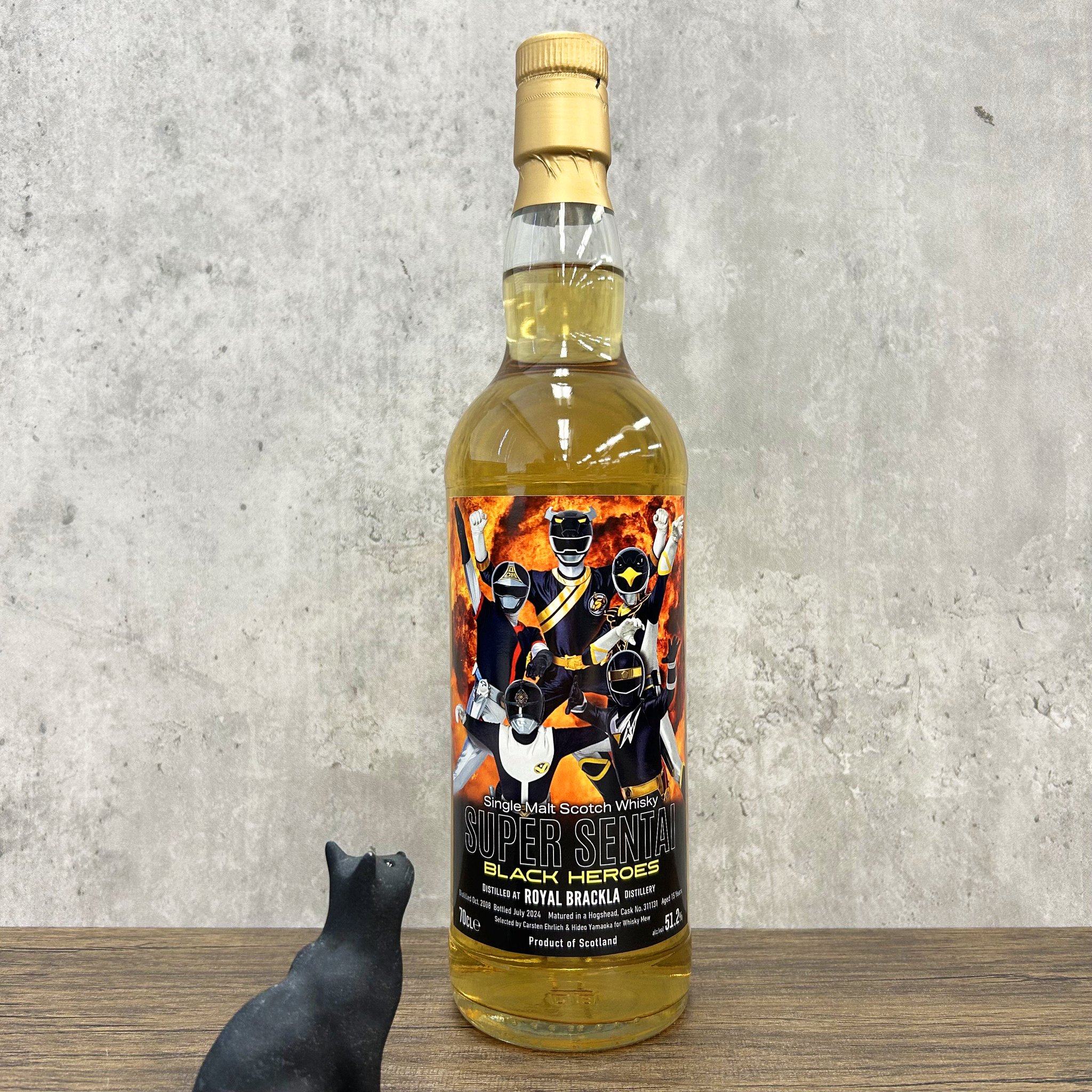 ウイスキーミュウ 『巨人の星』ラベル ロッホインダール2010 WHISKY