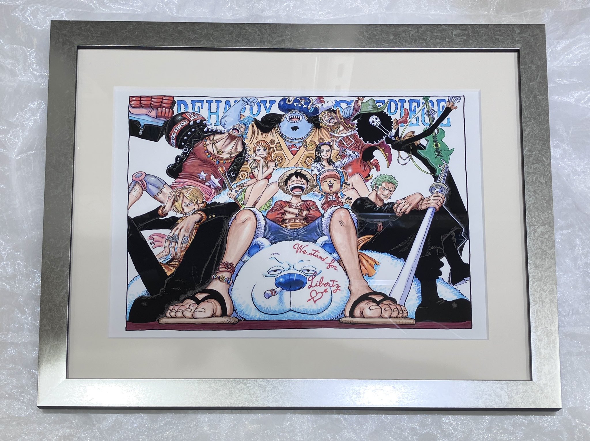 ワンピース 高級複製原画 麦わら大船団 麦わらストア2周年 ワンピース