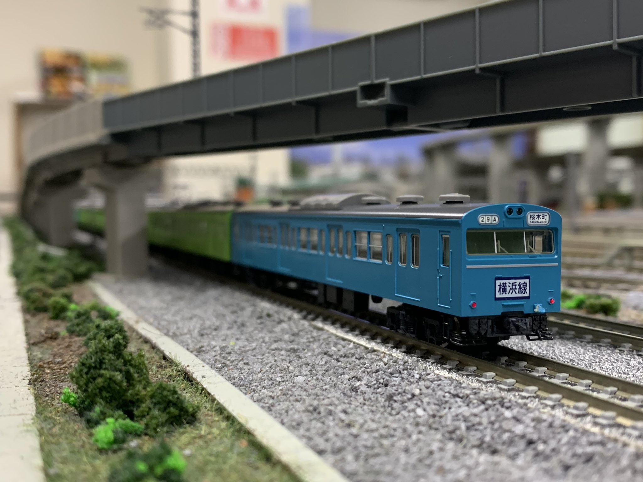 鉄道写真 青白いトーン 高品質印刷 Untitled Document