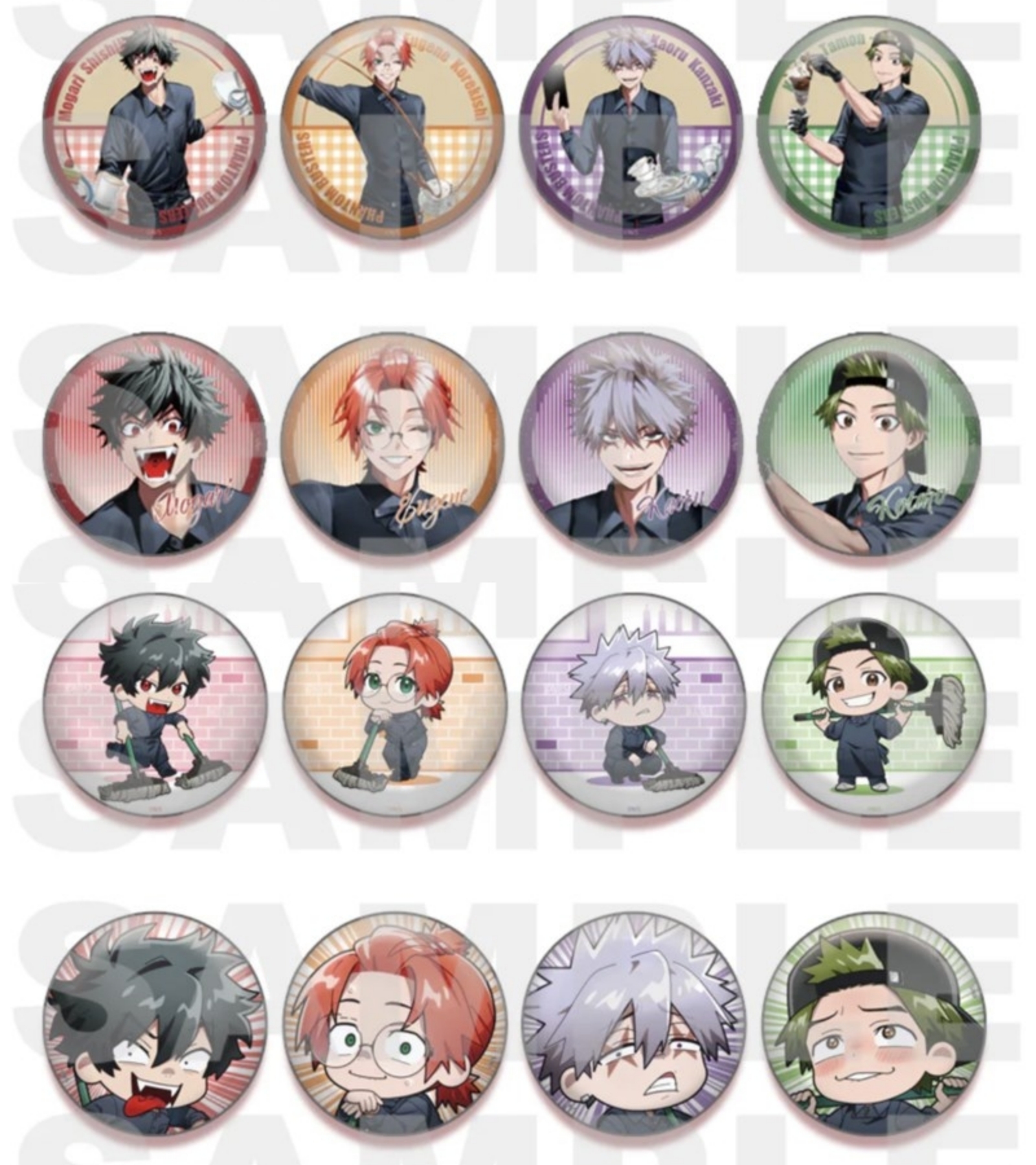 ファントムバスターズ ファンバス 缶バッジ 多聞康太郎 ファントム