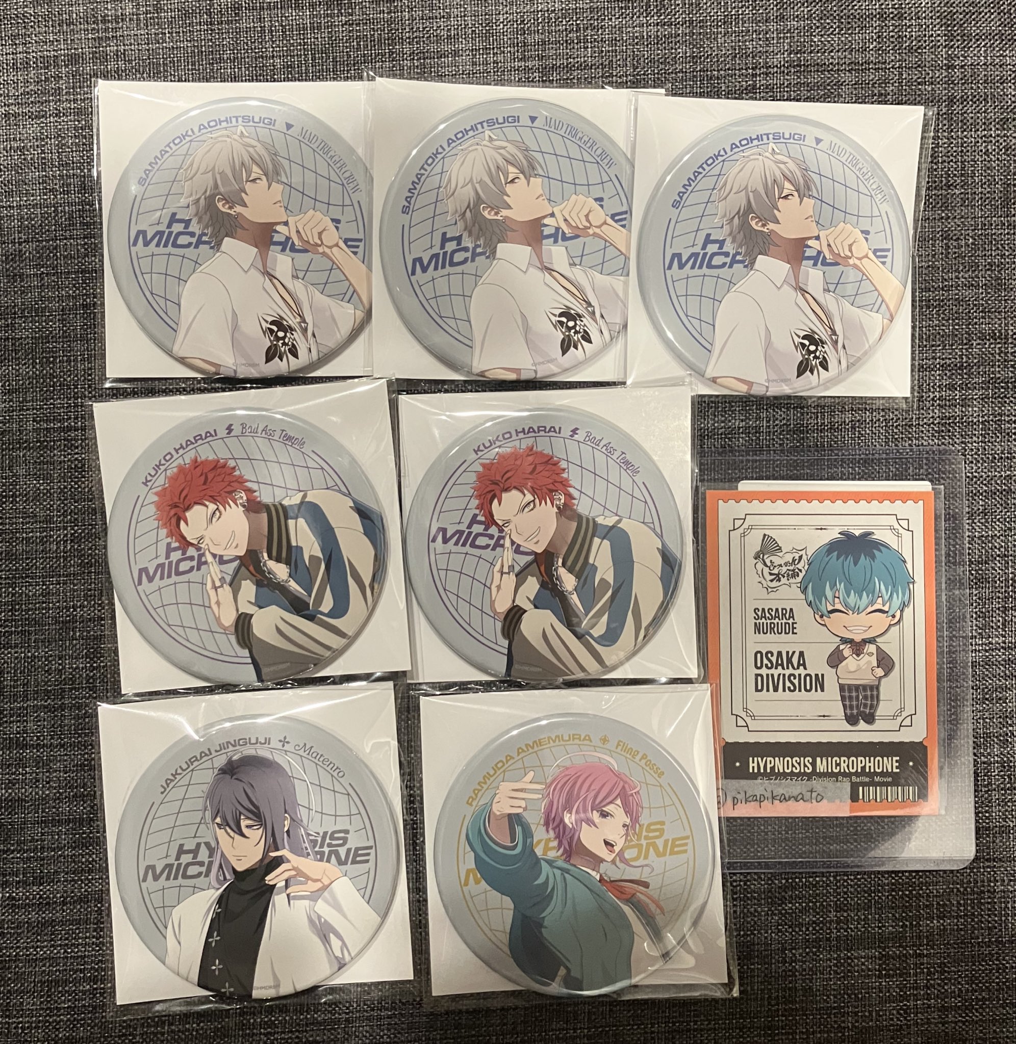 ヒプノシスマイク ヒプマイ 左馬刻 Leaders リーダーズ 缶バ