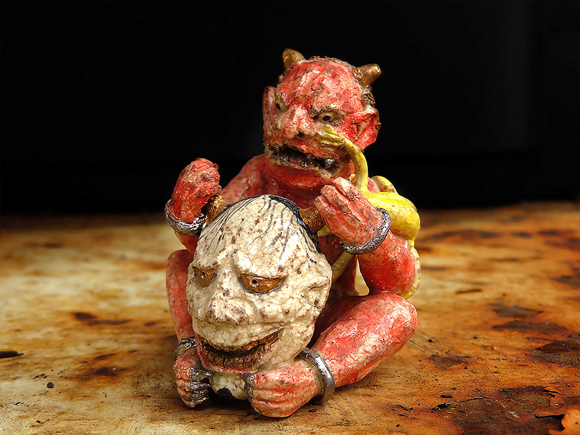 陶芸家 相場るい児 蛸壺唐子 水滴