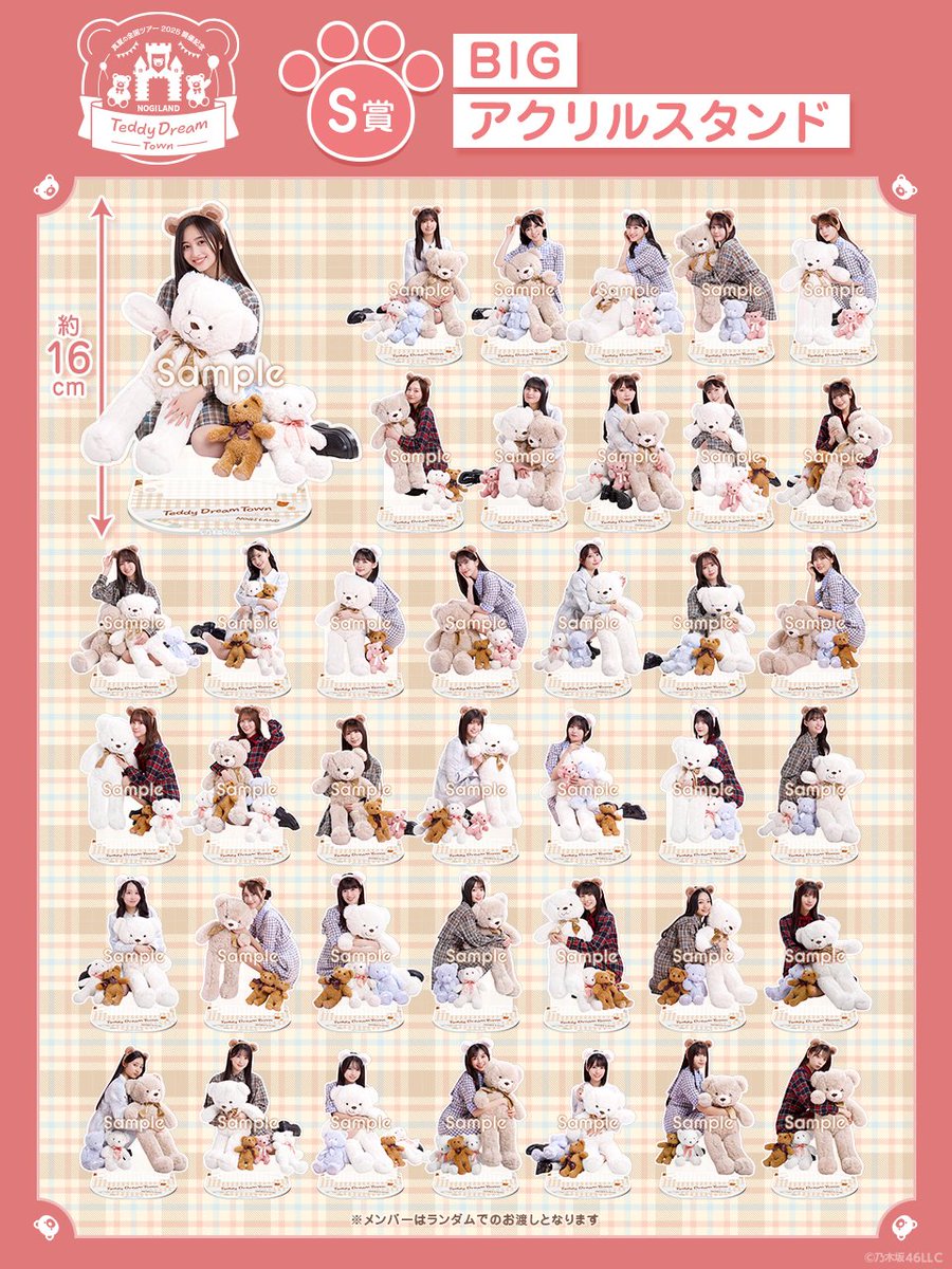 乃木坂46 mobile NOGIめくりA賞 BIGアクリルスタンド 瀬戸口心月