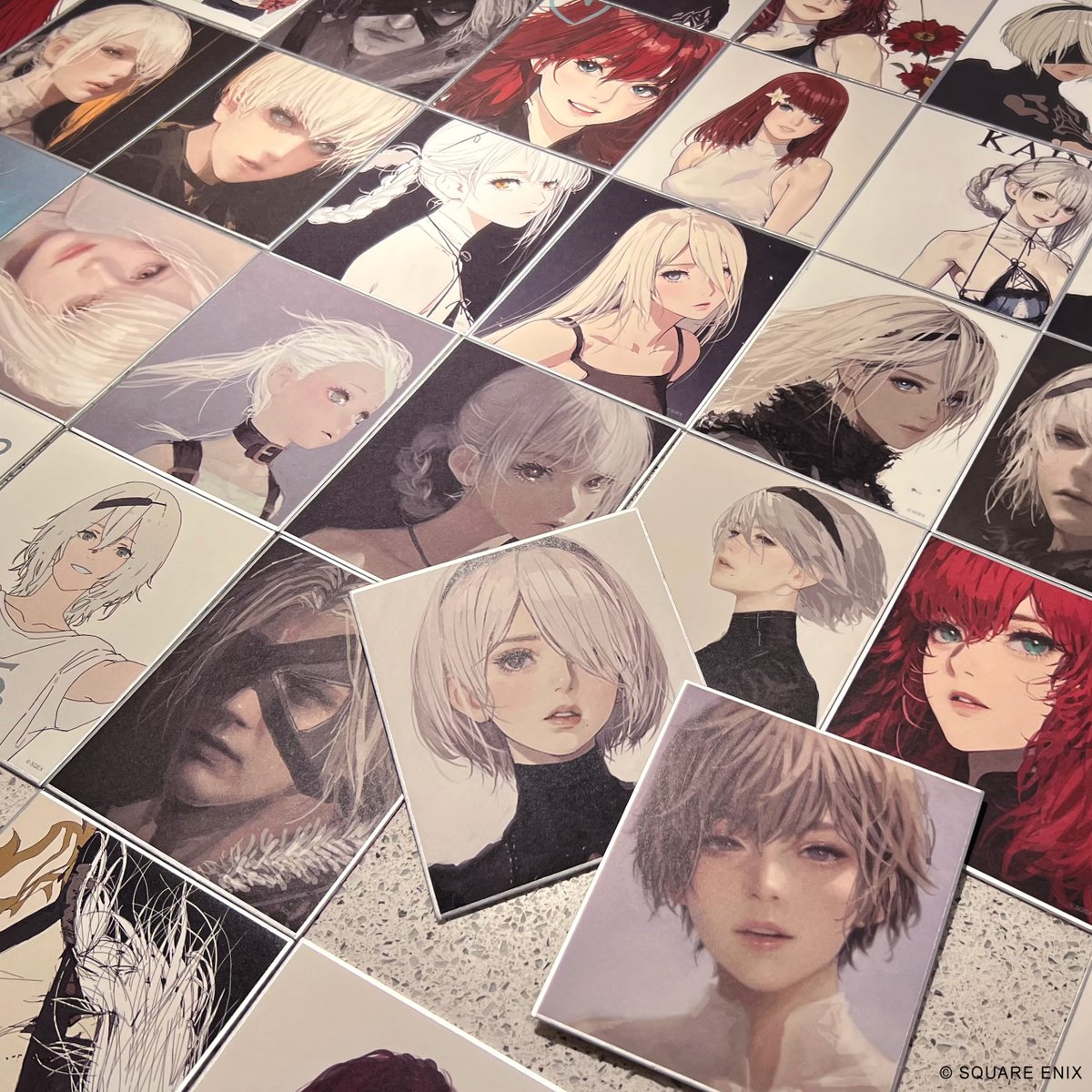 NieR 消セナイ記録 ミニ色紙 色紙 9S 全2種 コンプリート NieR