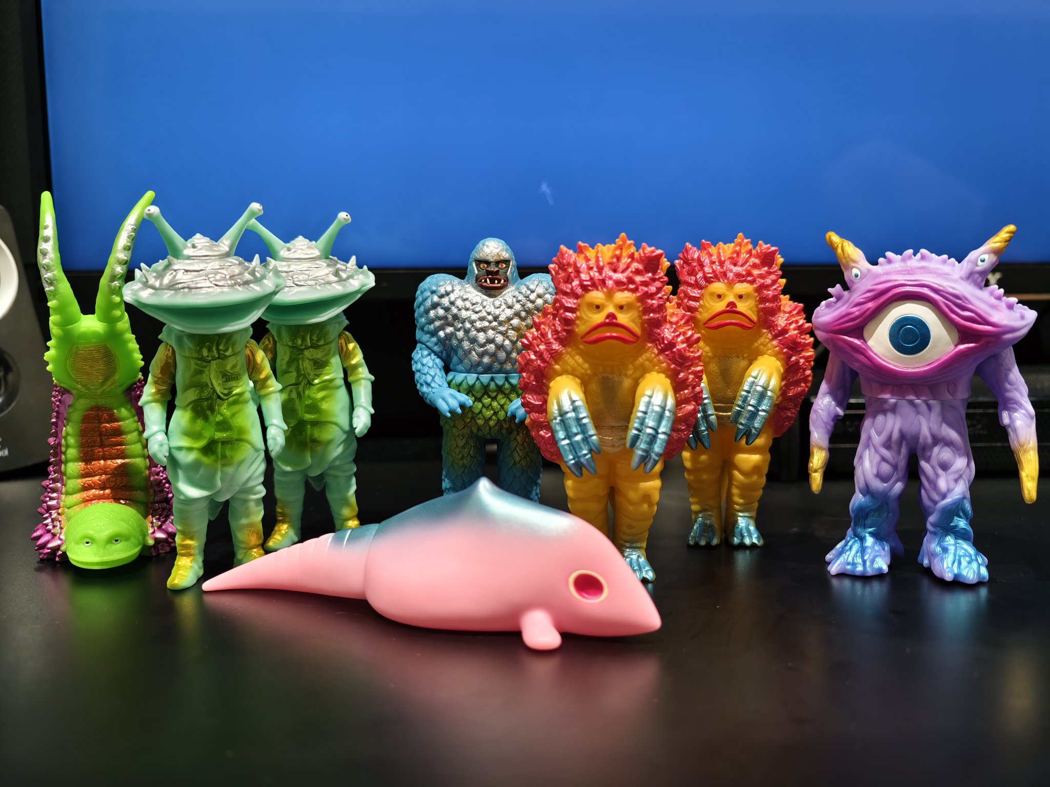 カイジュウカラーズ 全8種 コンプ KAIJU COLORS カイジュウカラーズ