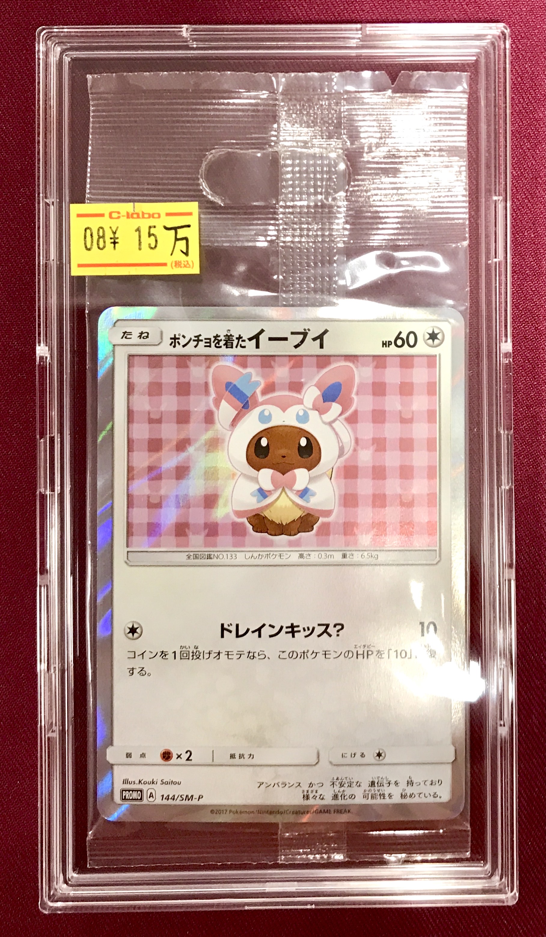 最安値】ポンチョを着たイーブイ ニンフィア プロモ 最安値】ポンチョ