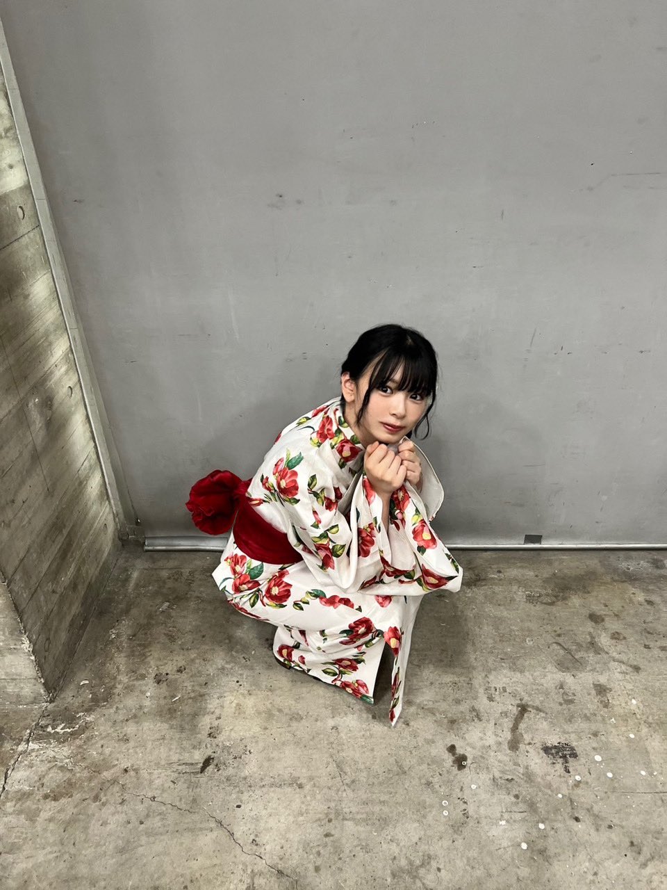 櫻坂 2025年 浴衣 生写真 向井純葉 座り 直筆サイン 櫻坂 2025