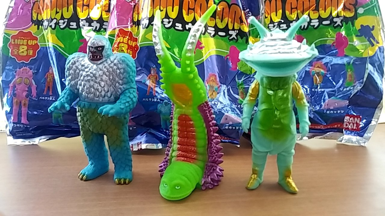 PPIHグループ限定 KAIJU COLORS 】開封！ ドン・キホーテ限定ソフビを6