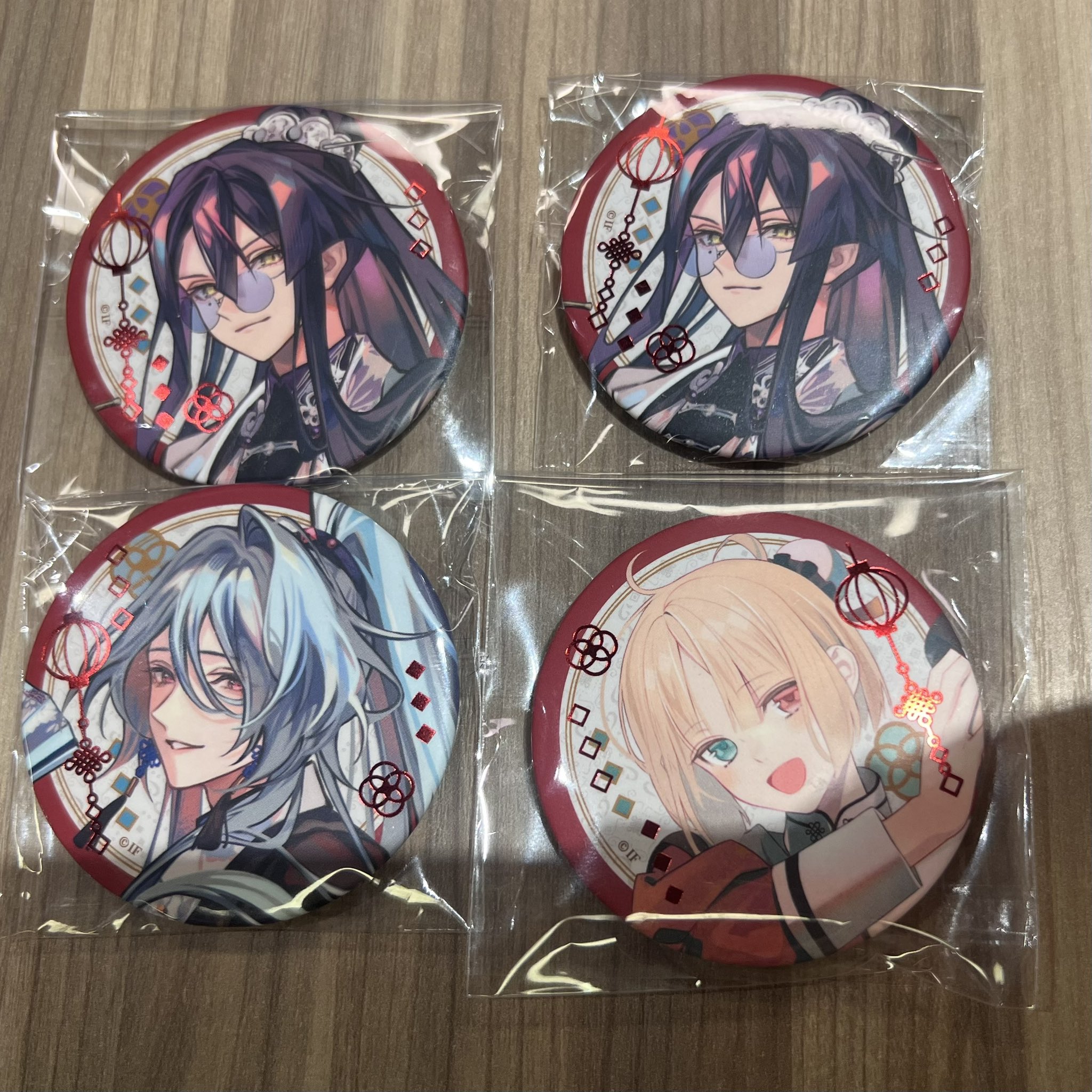 オトメイトマーケット 夏の市 オトなつ 缶バッジ マツリカの炯