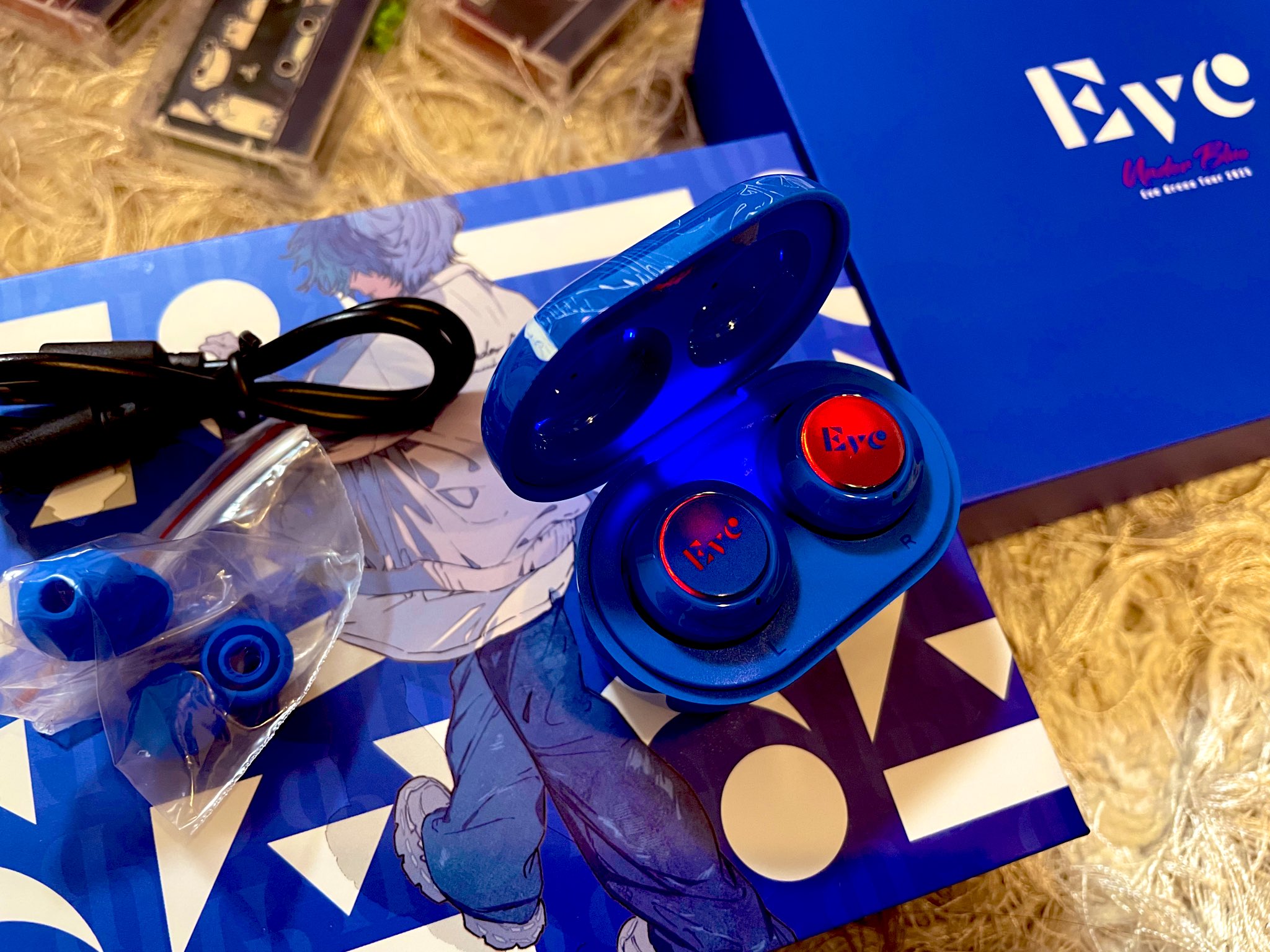 EveUB Eve賞のイヤフォン 新品未開封】Eve Under Blue くじ Eve賞 UB