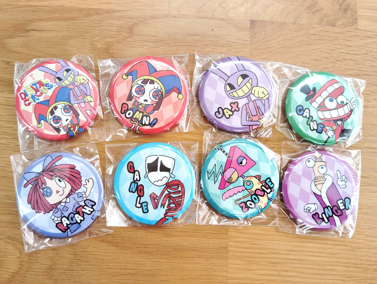 🎪🌟本日発売🌟🎪 📌ポムニとジャックスのぬいぐるみミラー 📌磁石で