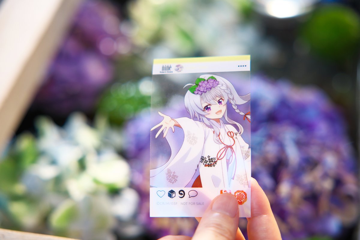 9さくまし缶バッジ 結城希亜 ぱれっと 9-nine- 和泉つばす 結城希亜 9