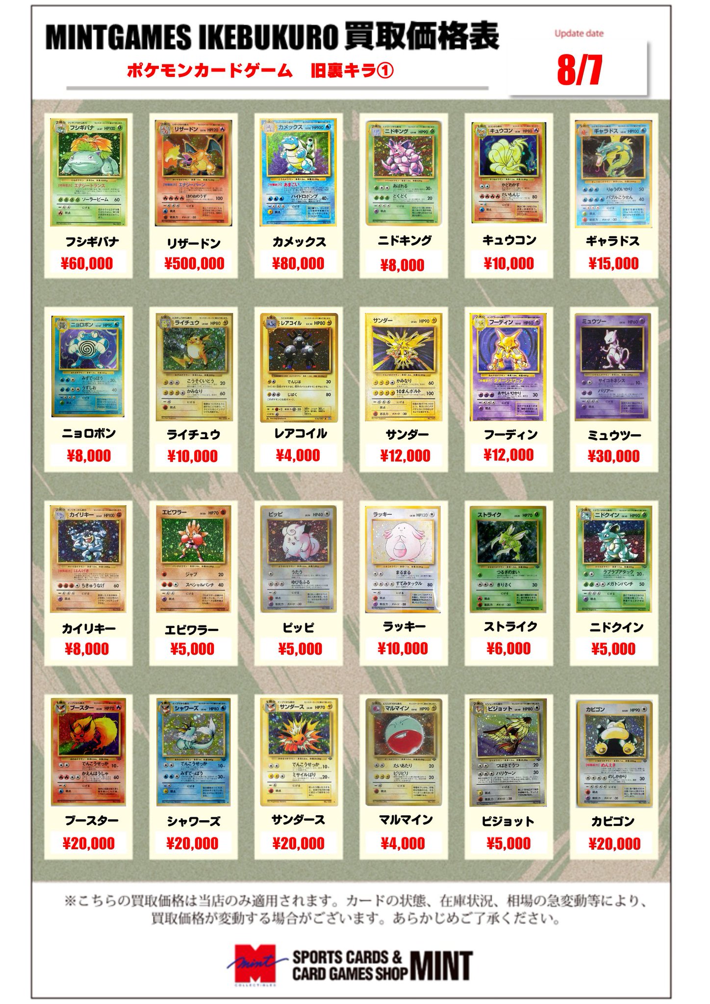 ポケモンカード 旧裏 キラ ホロ 100枚 まとめ売り 旧裏】 ②キラ ホロ 100