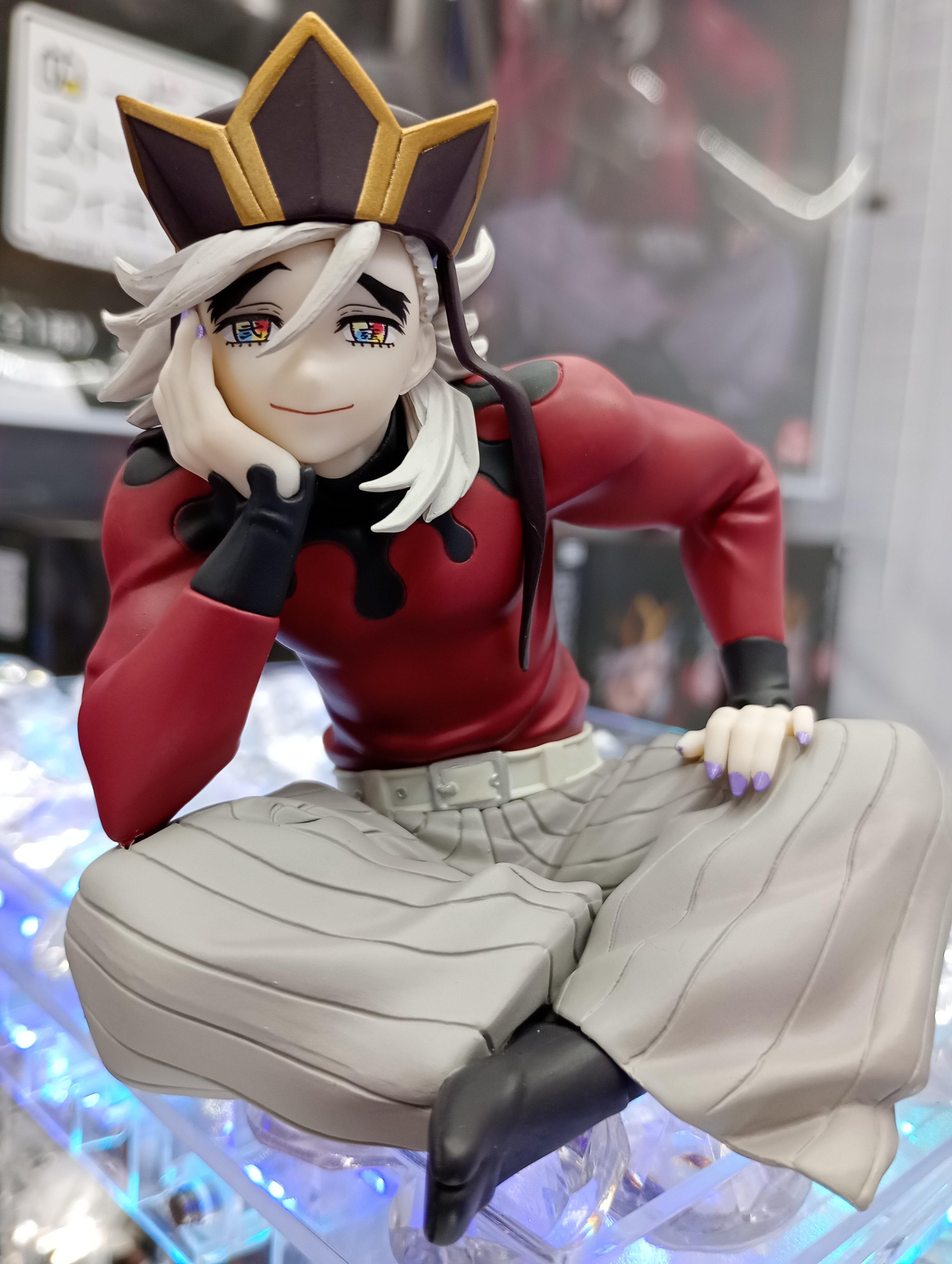 鬼滅の刃 童磨 フィギュア ぬーどるストッパー ラウンドワン限定 8個 鬼