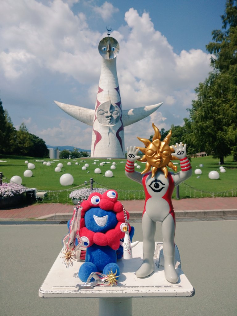 復刻タローマンソフビ人形 通常版 鷲野デパート名品展 あべのハルカス