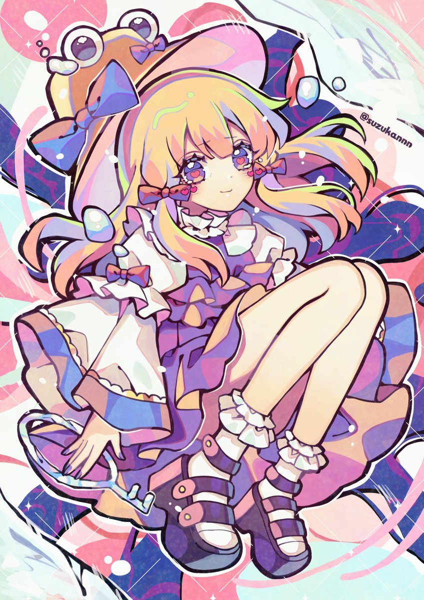 山田東哉 色絵仁清意 癸酉 抱鶏姫 香合 JA70506 山田東哉