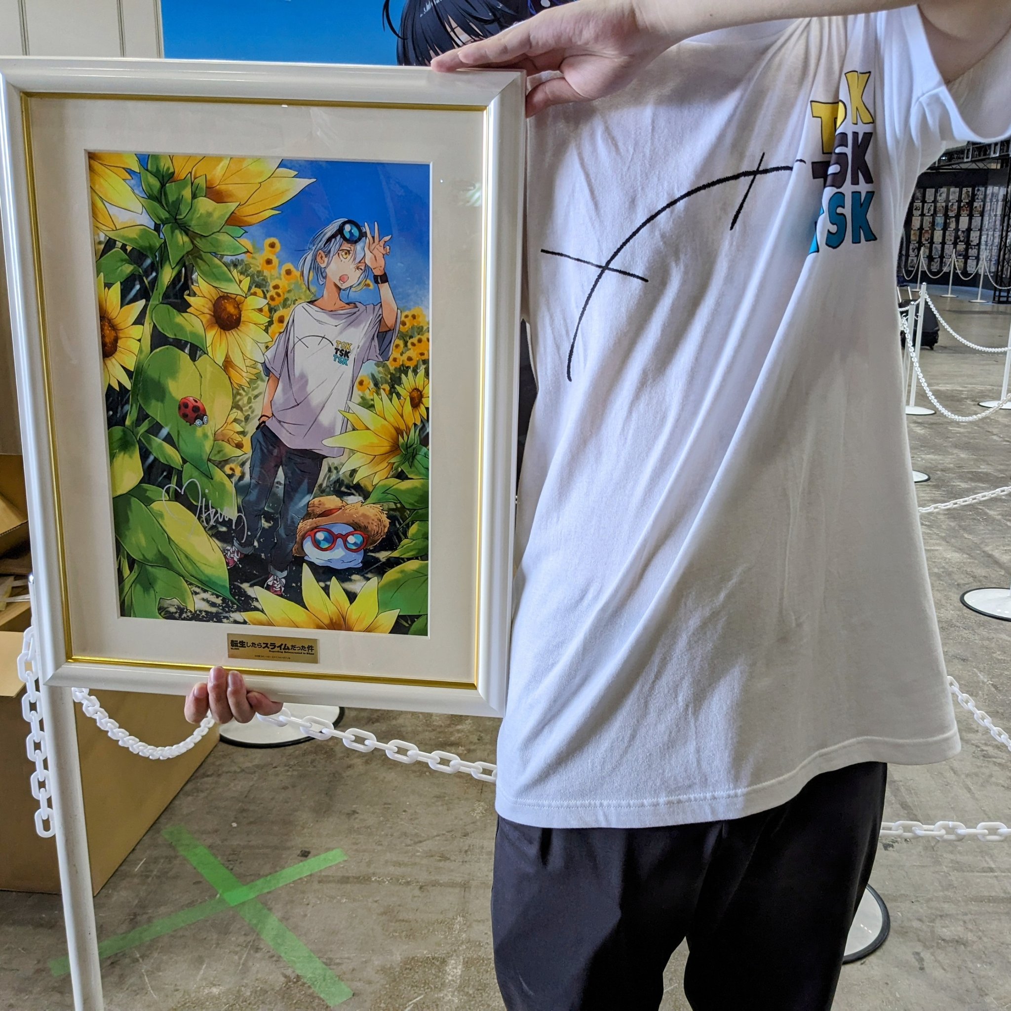 転スラ c107 みっつばー直筆サイン入り高精彩複製画 転スラ【サイン本