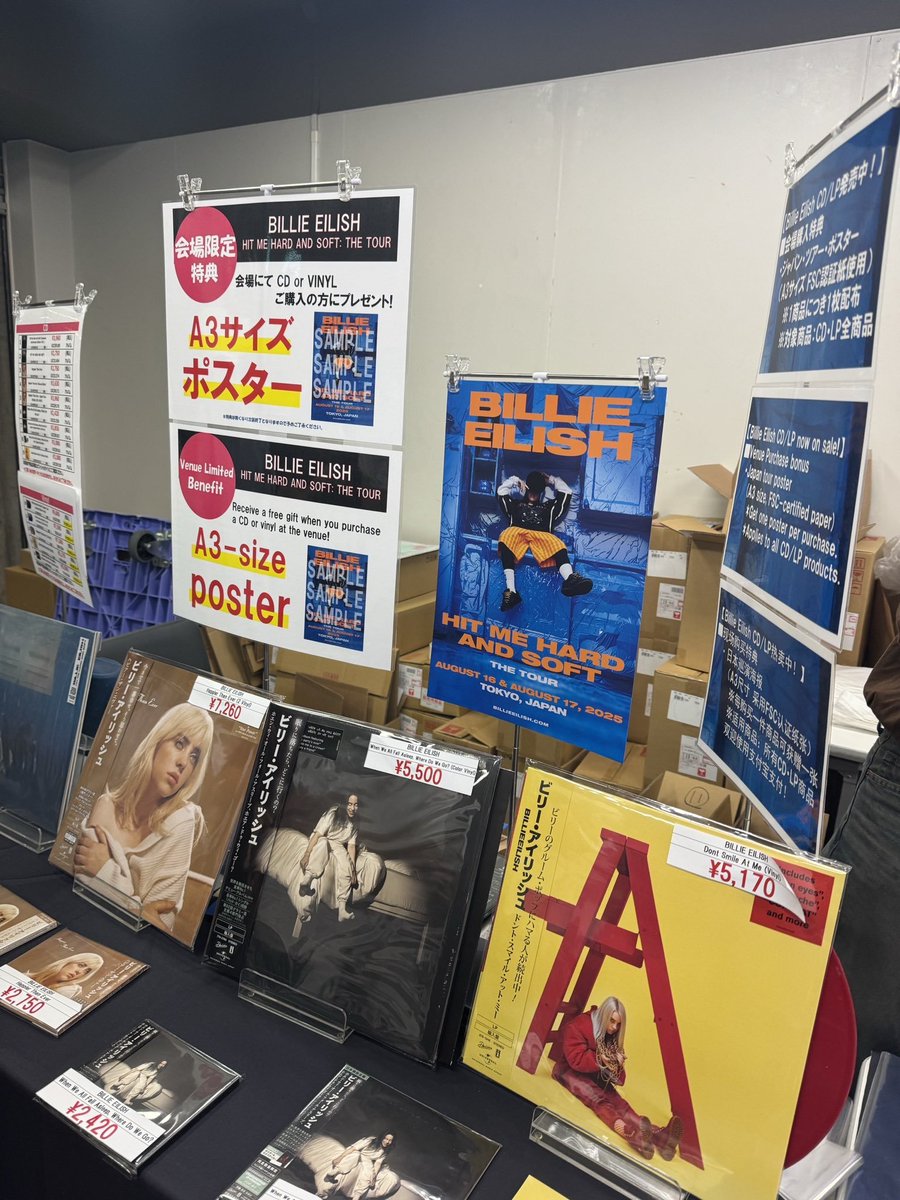 Billie eilish 日本未発売ポスター セット 2枚 Billie eilish 日本未