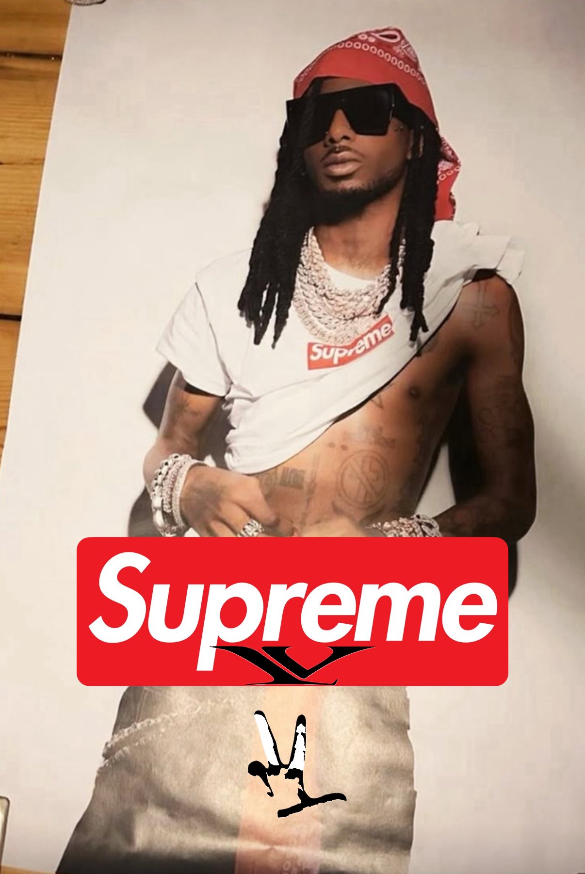 Playboy Carti Supreme ポスター Playboy Carti Supreme ポスター Buy