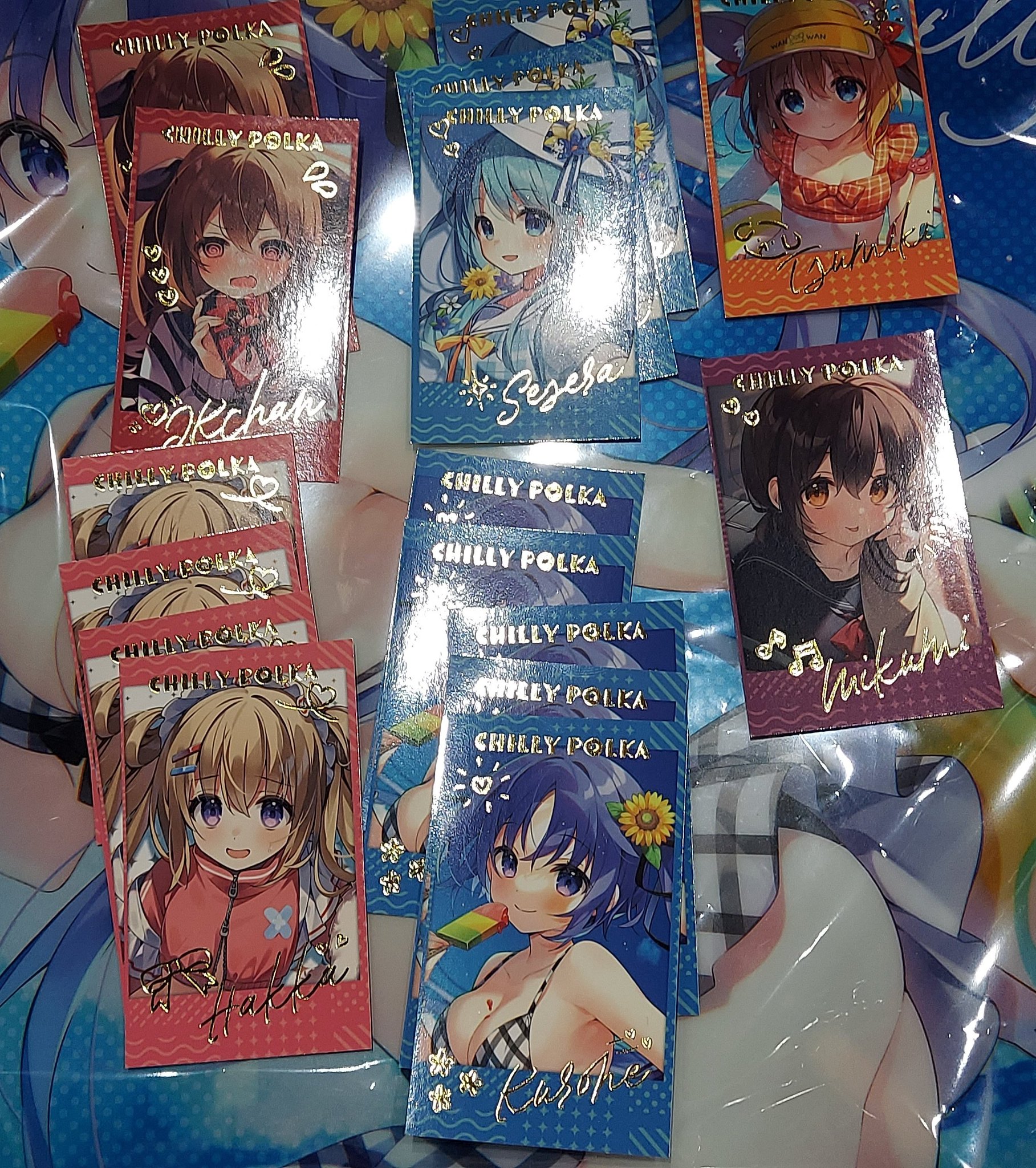 DISH// オリジナルチェキ風カード 群青飛行 愛してるぜベイベー//