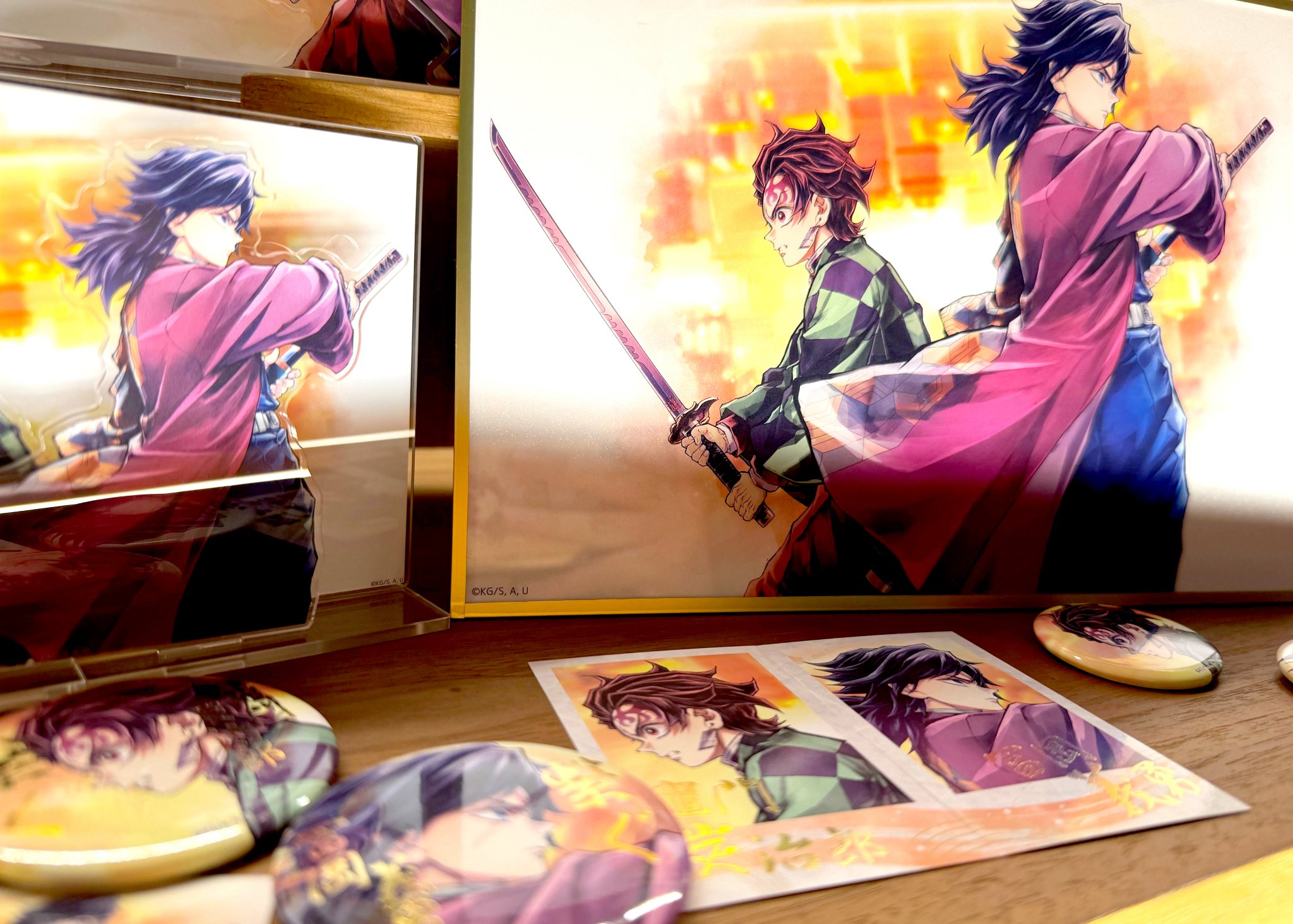 オールコンプ10点 炭治郎＆義勇 鬼滅の刃C106 UFOTABLE くじ オール