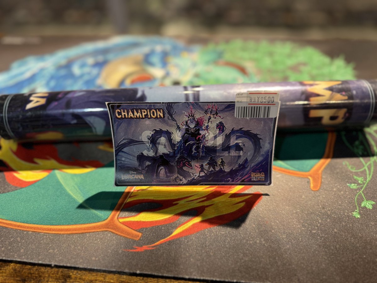 逆襲のアースラセットチャンピオンシップ プレイマット プロモカード各