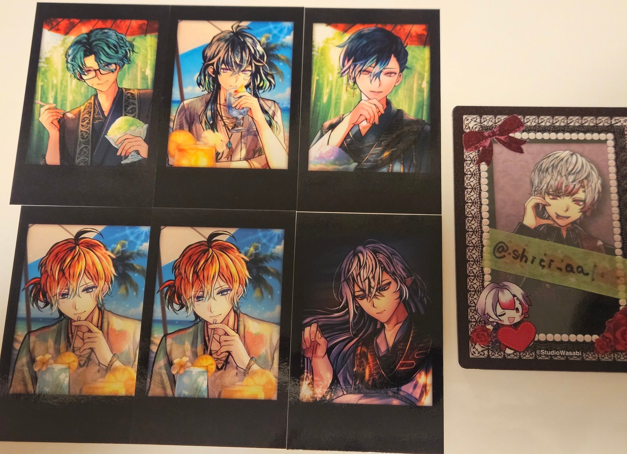 悪魔執事と黒い猫 あくねこ 夏の思い出 チェキ ボスキ 夏の思い出